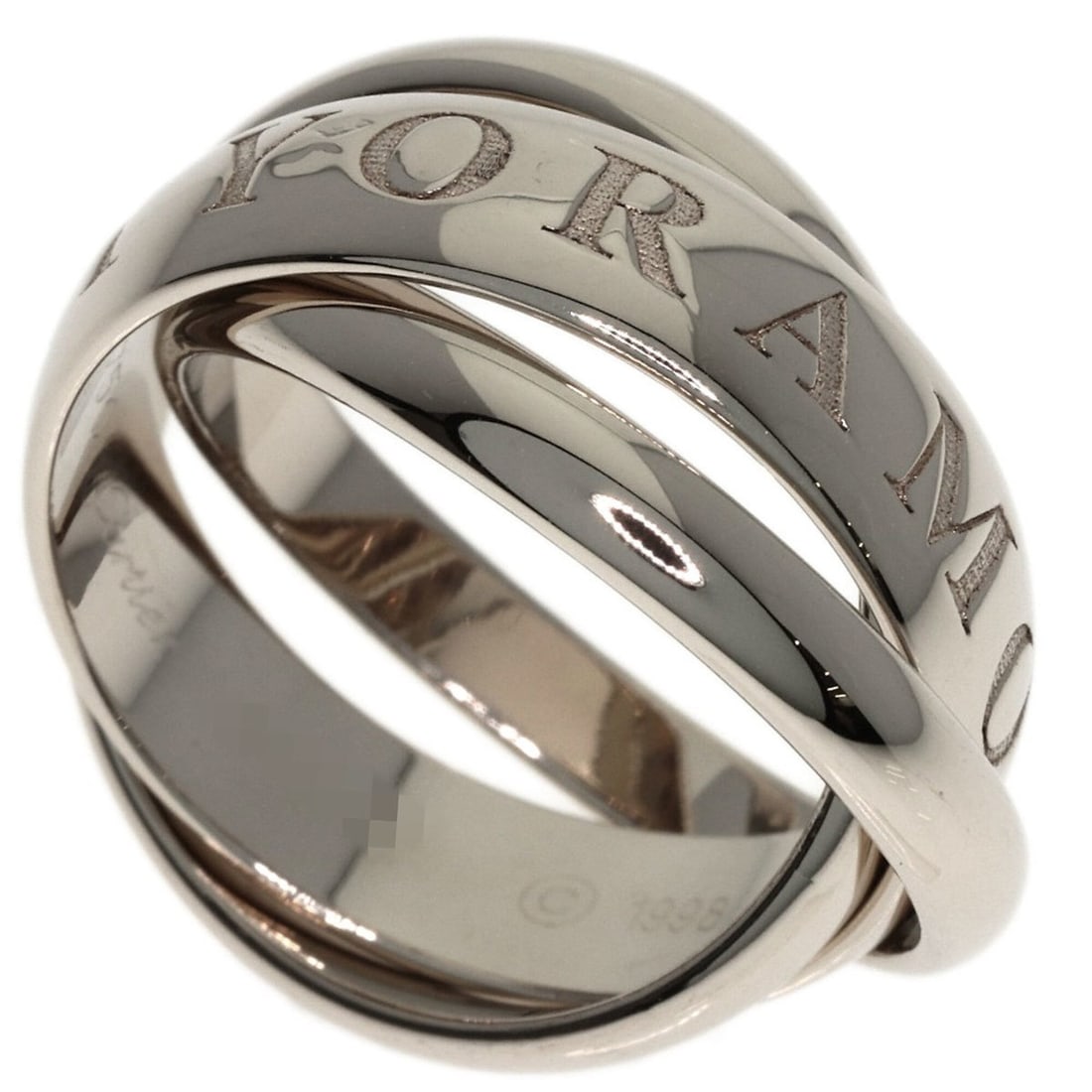 Cartier Trinity 1998 Christmas Limited Edition #51 Ring, 18K White Gold, Women's, CARTIER: --- Catalog ---Category: SizeJP Size: 11US Size: 6Category: DesignType: Band ringGender: WomenMaterial: White gold (18K)Category: GeneralBrand: Cartier--- Item List ---Section: ConditionRanking: Rank 
