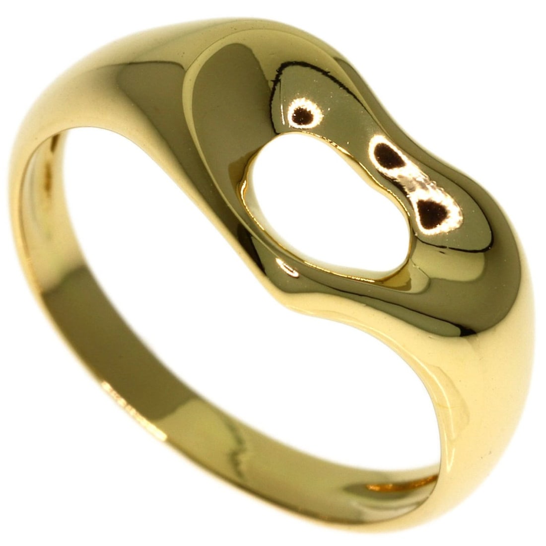 Tiffany & Co. Open Heart Ring, 18K Yellow Gold, Women's.: --- Catalog ---Category: SizeJP Size: 10.5US Size: 5.5Category: DesignType: Band ringGender: WomenMaterial: Yellow gold (18K)Category: GeneralBrand: Tiffany--- Item List ---Section: ConditionRanking: 