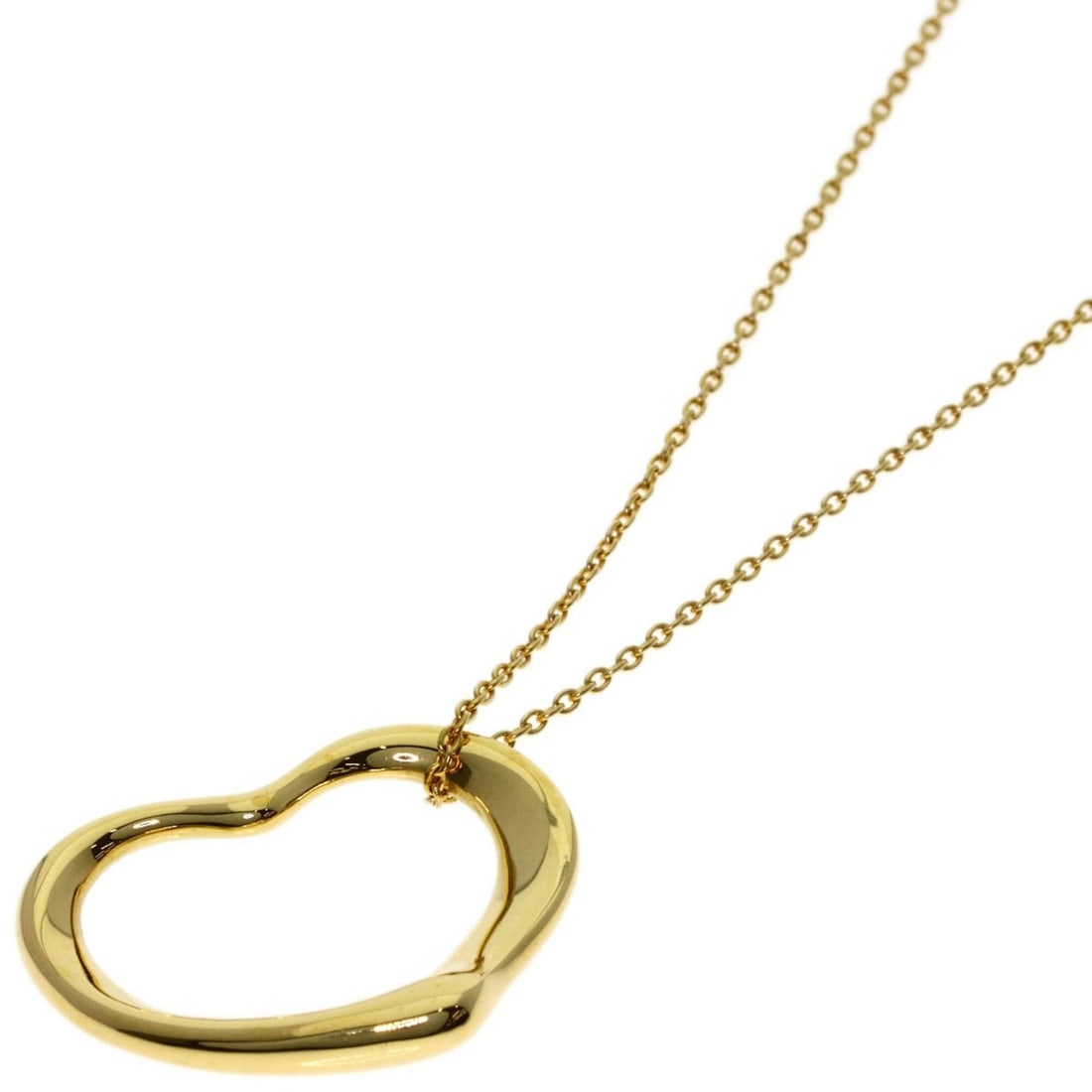 Tiffany & Co. Open Heart Necklace, 18K Yellow Gold, Women's.: --- Catalog ---Category: SizePendant Size: 17.7mm x 22.3mm / 0.69'' x 0.87''Neck Circumference: 42 cm / 16.53''Category: DesignGender: WomenMaterial: Yellow gold (18K)Necklace Type: NecklaceCategory: 
