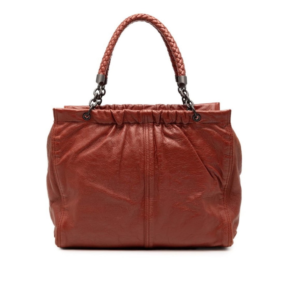 Bottega Veneta Intrecciato Shoulder Bag, Brown Leather, Women's BOTTEGAVENETA: --- Catalog ---Category: SizeSize (HxWxD): 23.5cm x 29cm x 16cm / 9.25'' x 11.41'' x 6.29''Category: DesignType: Shoulder bagColor: BrownGender: WomenMaterial: Leather Category: GeneralBrand: Bottega 