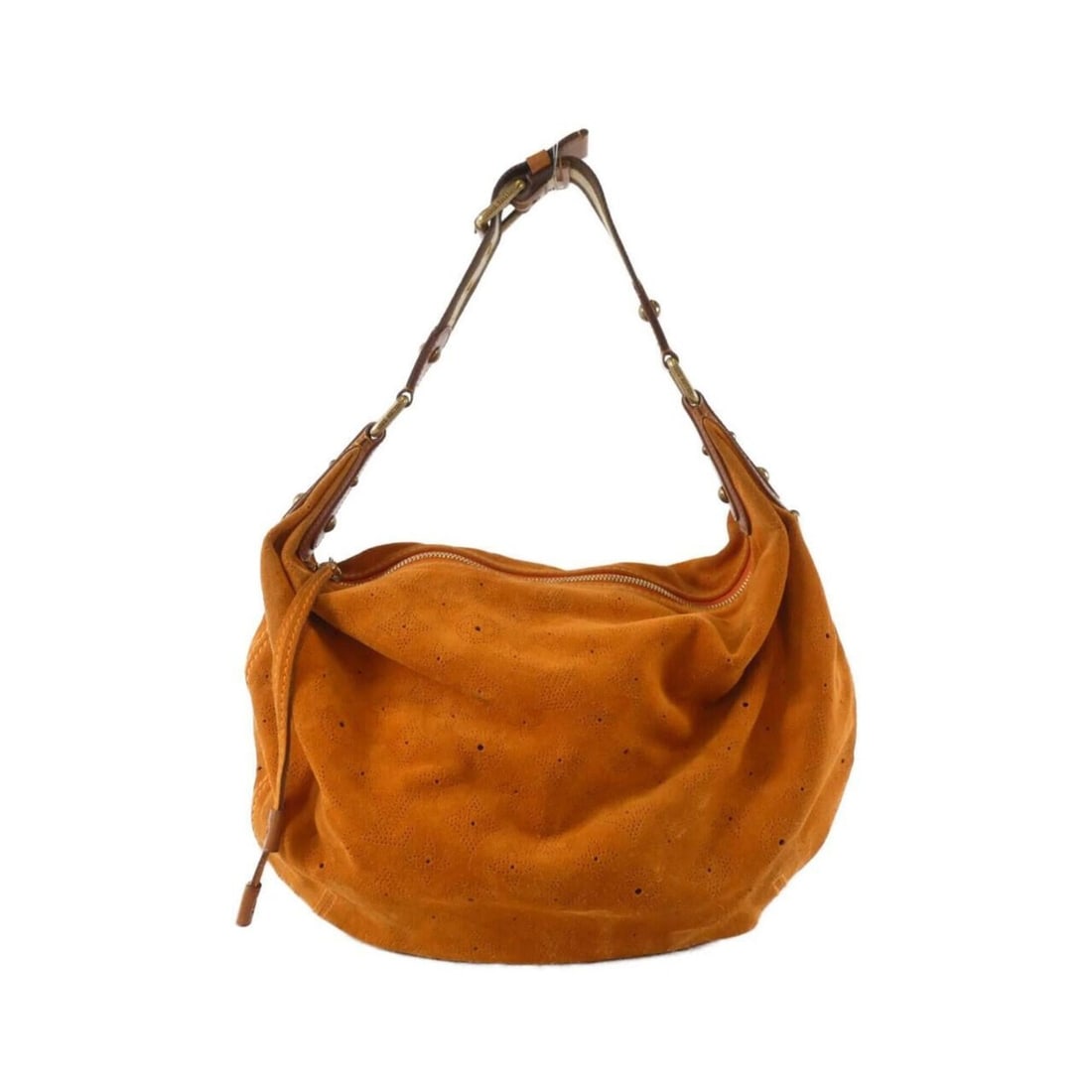 Louis Vuitton Monogram Suede Onata PM M95122 Shoulder Bag: --- Catalog ---Category: SizeSize (HxWxD): 27cm x 29cm x 13cm / 10.62'' x 11.41'' x 5.11''Category: DesignType: Shoulder bagColor: AragostaGender: WomenMaterial: Suede Hardware Color: GoldCategory: