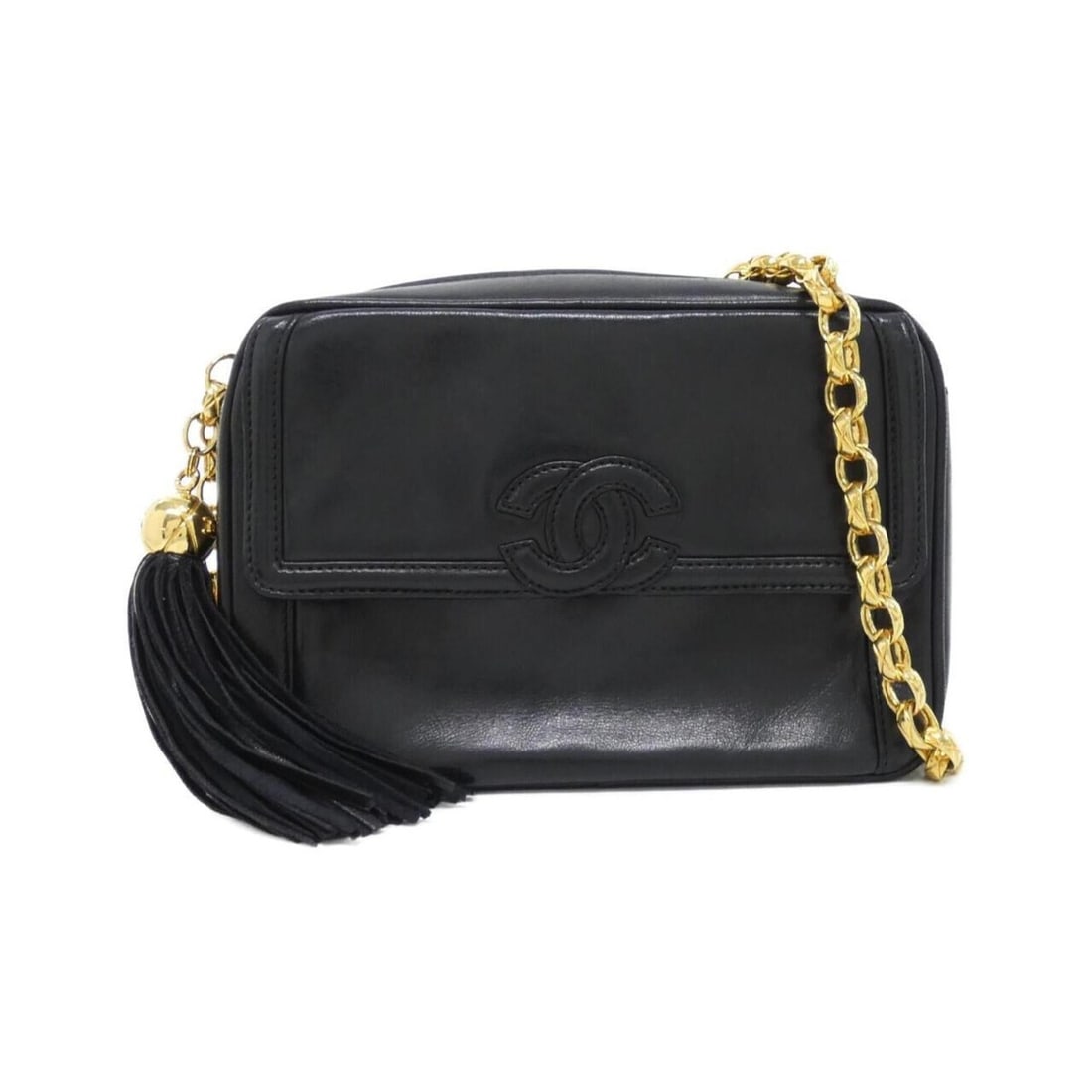 Chanel shoulder bag: --- Catalog ---Category: SizeSize (HxWxD): 12cm x 18cm x 7.5cm / 4.72'' x 7.08'' x 2.95''Category: DesignType: Shoulder bagColor: BlackGender: WomenMaterial: Leather Hardware Color: GoldLeather/Fur Ty
