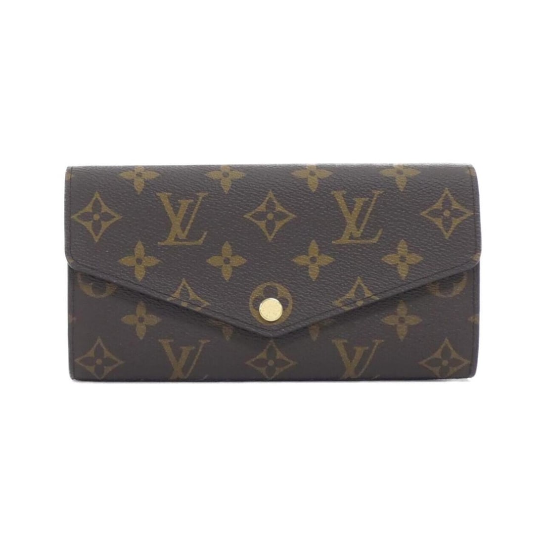 Louis Vuitton Monogram Portefeuille Sarah M60531 Wallet: --- Catalog ---Category: SizeSize (HxWxD): 10cm x 19cm x 2.5cm / 3.93'' x 7.48'' x 0.98''Category: DesignType: Long wallet (bi-fold)Color: MarronGender: Men,WomenMaterial: Coated canvas Category: Gene