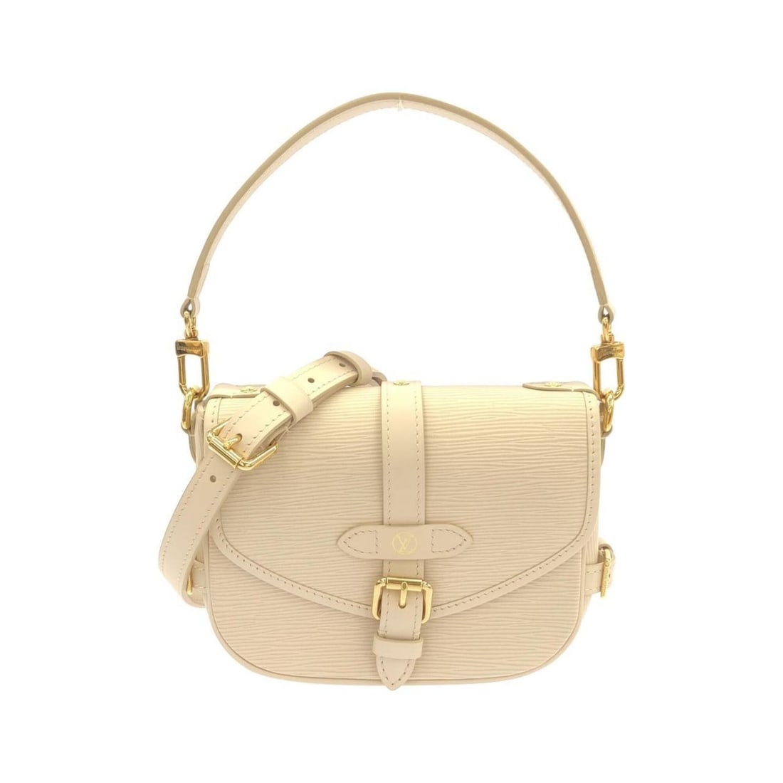 Louis Vuitton Epi Saumur BB M23746 Shoulder Bag: --- Catalog ---Category: SizeSize (HxWxD): 16cm x 19cm x 7cm / 6.29'' x 7.48'' x 2.75''Category: DesignType: Shoulder bagColor: Beige, GoldGender: Men,WomenMaterial: Leather Hardware Color: