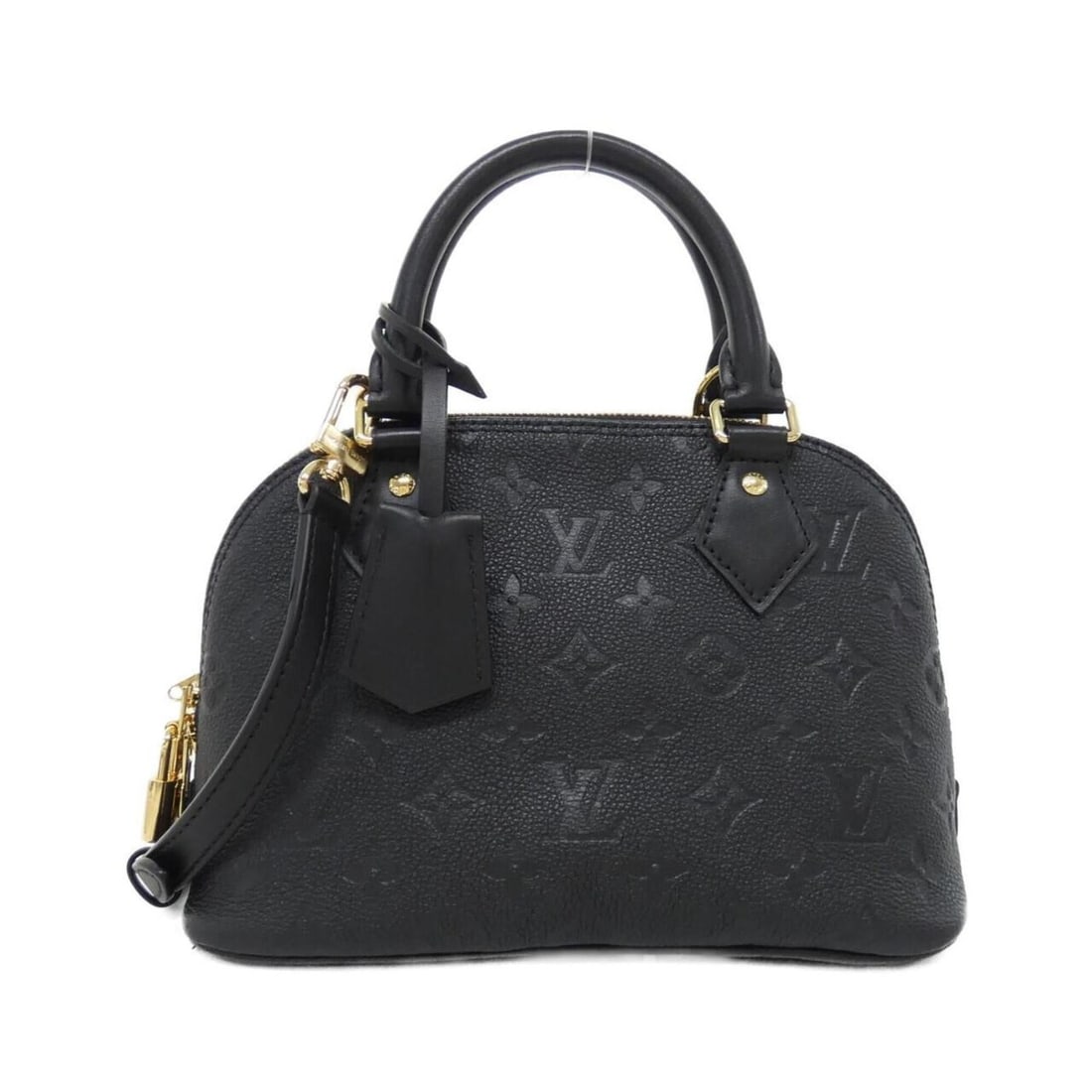 Louis Vuitton Monogram Empreinte Alma BB M26409 Handbag: --- Catalog ---Category: SizeSize (HxWxD): 18cm x 24cm x 12cm / 7.08'' x 9.44'' x 4.72''Category: DesignType: HandbagColor: Black, MonogramGender: WomenMaterial: Leather Hardware Color: GoldLeather/Fu
