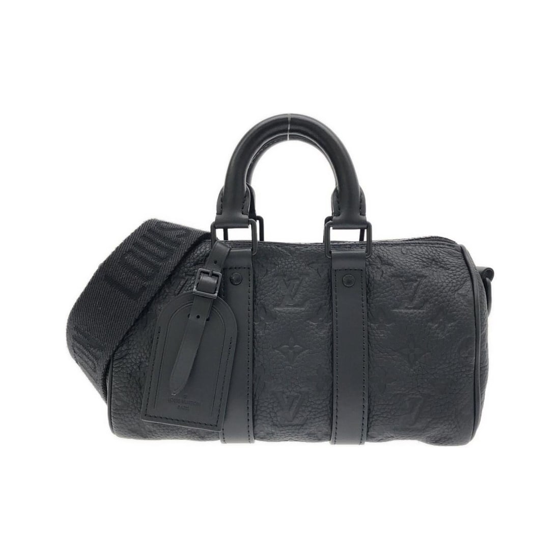 Louis Vuitton Taurillon Monogram Keepall Bandoulière 25cm M20900 Boston Bag: --- Catalog ---Category: SizeSize (HxWxD): 14cm x 24.5cm x 11cm / 5.51'' x 9.64'' x 4.33''Category: DesignType: Boston bagColor: BlackGender: Men,WomenMaterial: Leather Leather/Fur Type: Calf