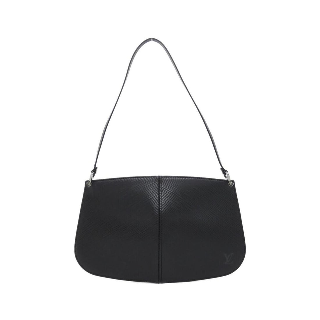 Louis Vuitton Epi Pochette Demi Lune M52622 Accessory Pouch: --- Catalog ---Category: SizeSize (HxWxD): 16cm x 26cm x 5.00mm / 6.29'' x 10.23'' x 0.19''Category: DesignType: Pochette, PouchColor: BlackGender: WomenMaterial: Leather Hardware Color: SilverLeather