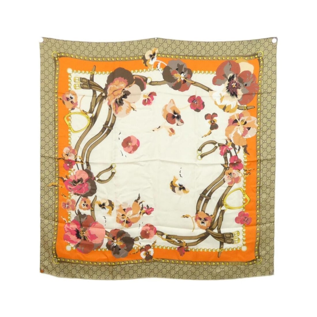 Gucci 508796 3G001 Scarf/Muffler: --- Catalog ---Category: SizeSize (LxW): 90cm x 90cm / 35.43'' x 35.43''Category: DesignType: ScarfColor: OrangeGender: Men,WomenCategory: GeneralMPN: 508796 3G001Brand: Gucci--- Item List
