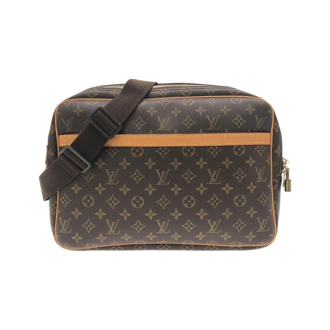 Louis Vuitton Monogram Reporter 37cm M45252 Shoulder Bag: --- Catalog ---Category: SizeSize (HxWxD): 30cm x 41cm x 12cm / 11.81'' x 16.14'' x 4.72''Category: DesignType: Shoulder bagColor: MarronGender: Women,MenMaterial: Coated canvas Hardware Color: