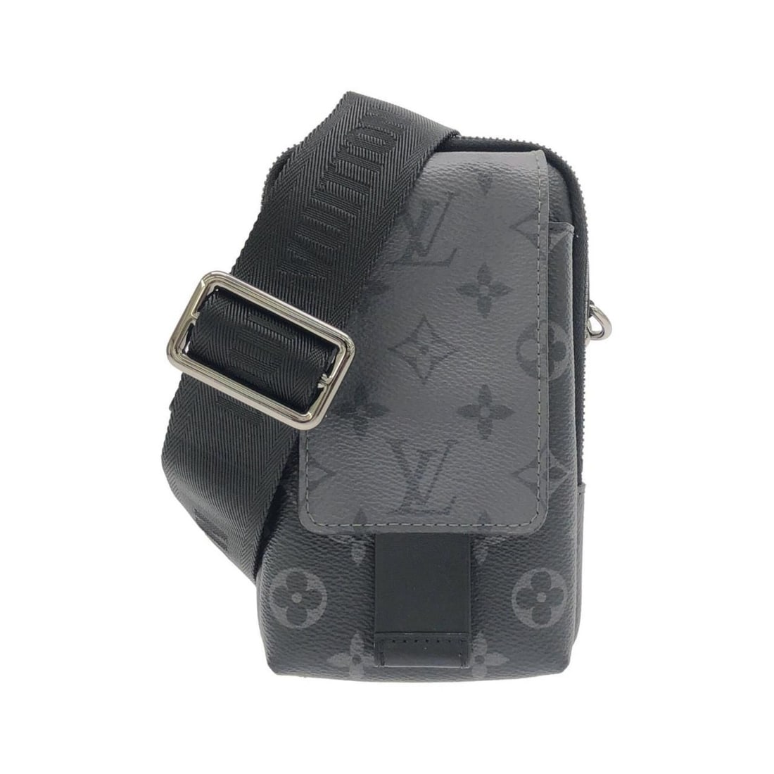 Louis Vuitton Monogram Eclipse Reverse Double Phone Handbag Pouch M81321 Shoulder Bag: --- Catalog ---Category: SizeSize (HxWxD): 17.5cm x 10cm x 4cm / 6.88'' x 3.93'' x 1.57''Category: DesignType: Handbag, Pouch, Shoulder bagColor: BlackGender: Women,MenMaterial: Coated canvas