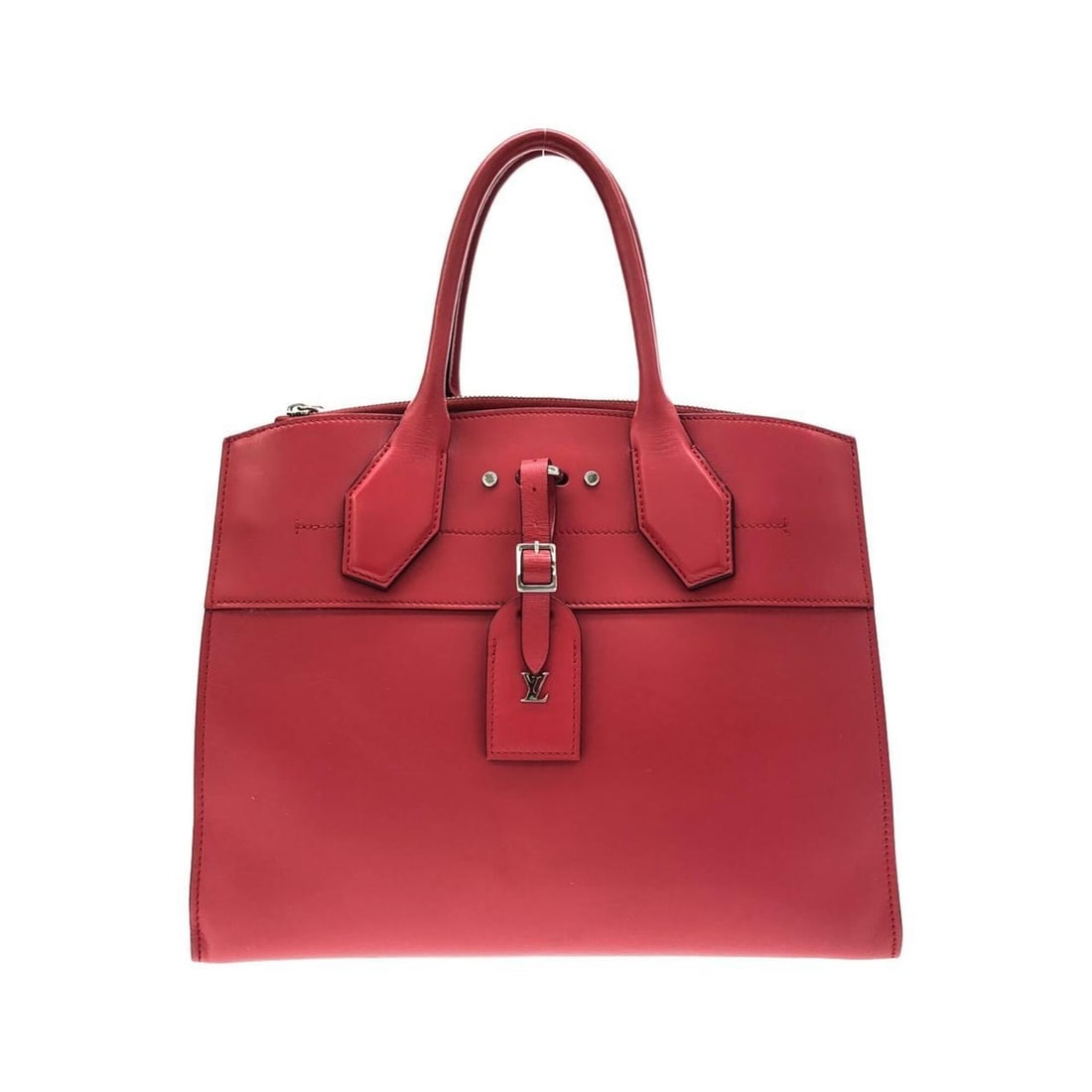 Louis Vuitton City Steamer MM M51027 Handbag: --- Catalog ---Category: SizeSize (HxWxD): 24cm x 31cm x 14cm / 9.44'' x 12.2'' x 5.51''Category: DesignType: HandbagColor: RubyGender: WomenMaterial: Leather Hardware Color: SilverLeather/Fur Type: C