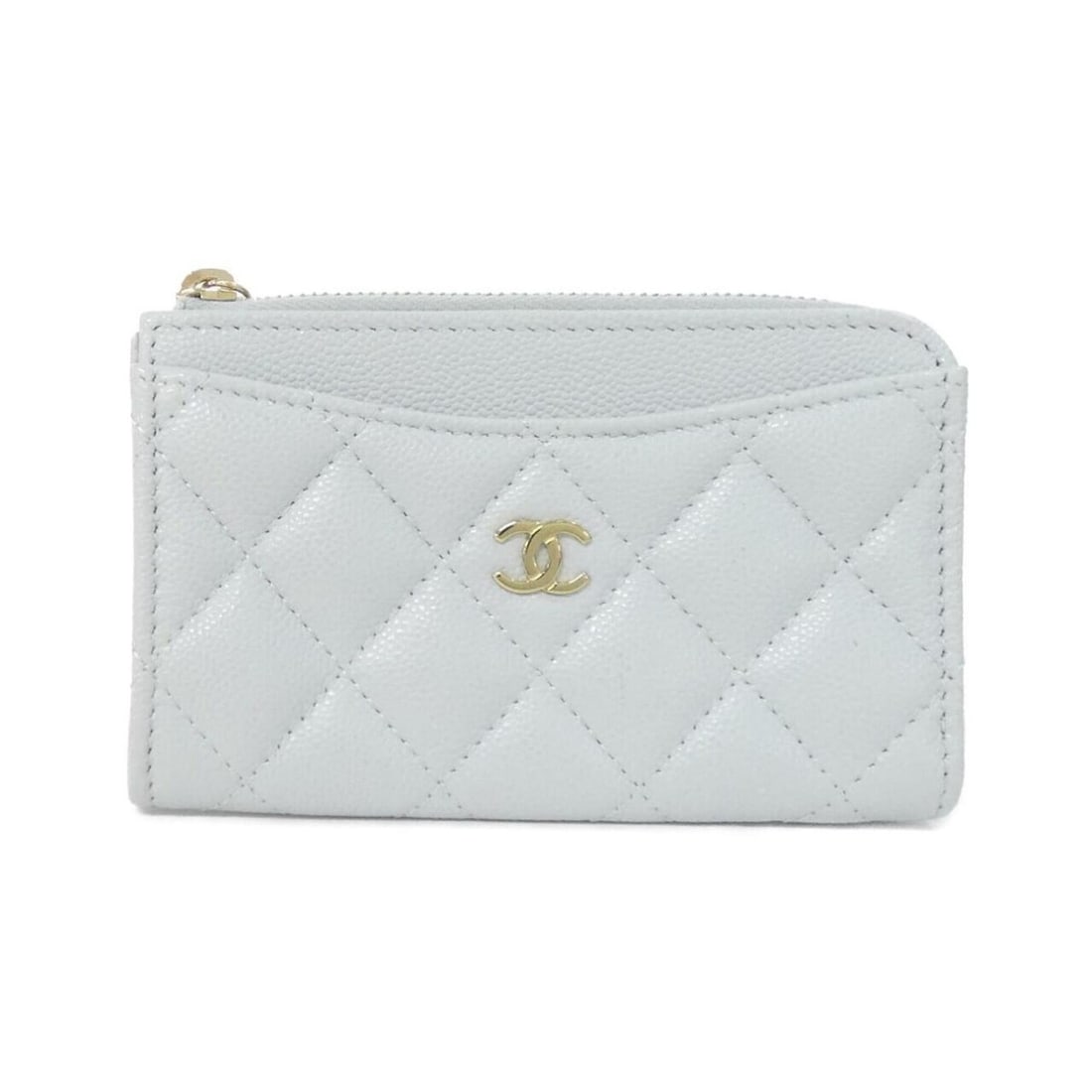 Chanel Timeless Classic Line AP3179 Business Card Holder/Card Case: --- Catalog ---Category: DesignType: Card caseColor: Light blueGender: WomenMaterial: Grained Calfskin Category: GeneralBrand: ChanelModel: AP3179Category: Physical PropertiesSize (HxWxD): 8cm x 13cm