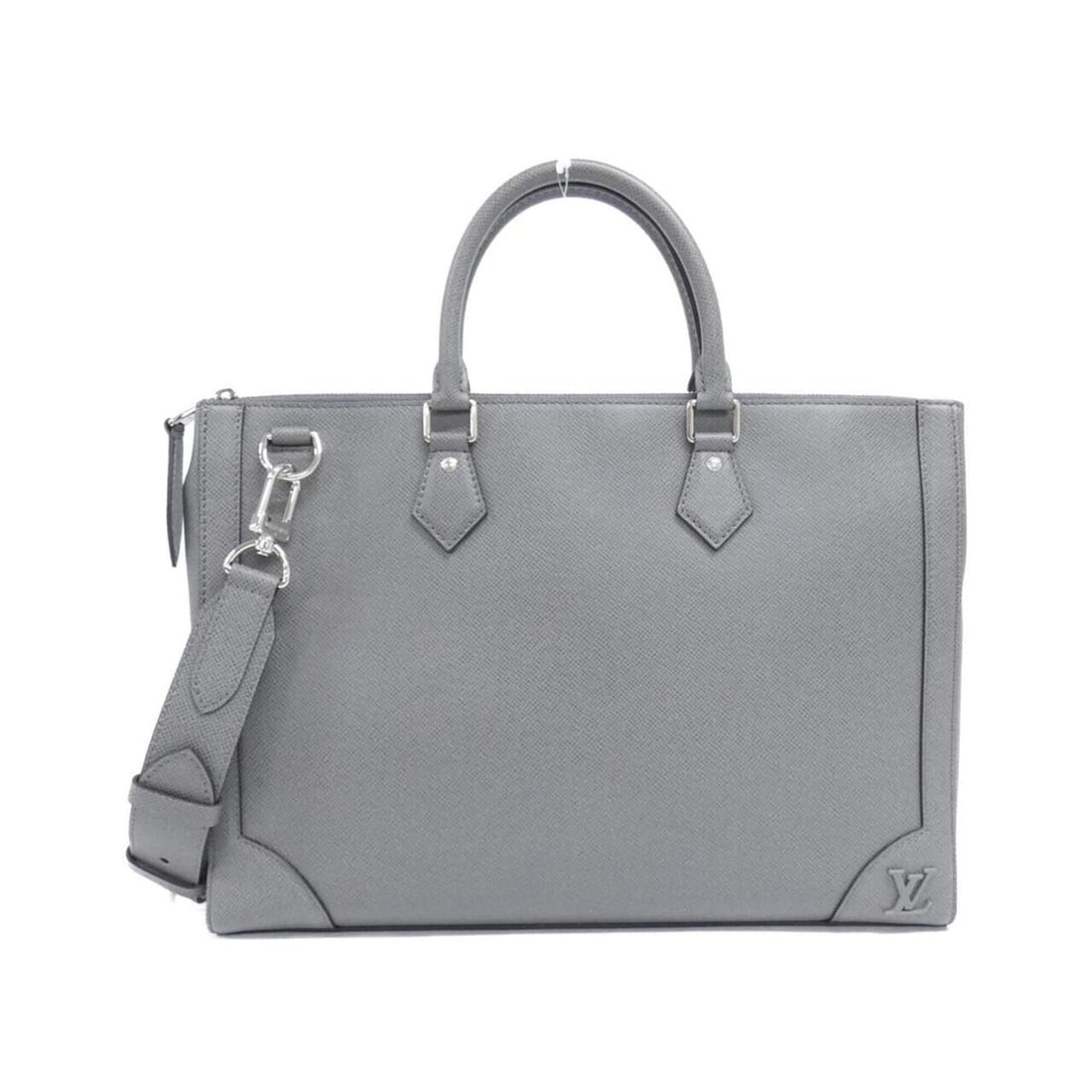 Louis Vuitton Taiga Slim Briefcase M30856: --- Catalog ---Category: SizeSize (HxWxD): 29cm x 40cm x 4cm / 11.41'' x 15.74'' x 1.57''Category: DesignType: BriefcaseColor: GrayGender: MenMaterial: Leather Leather/Fur Type: CalfskinCategory: