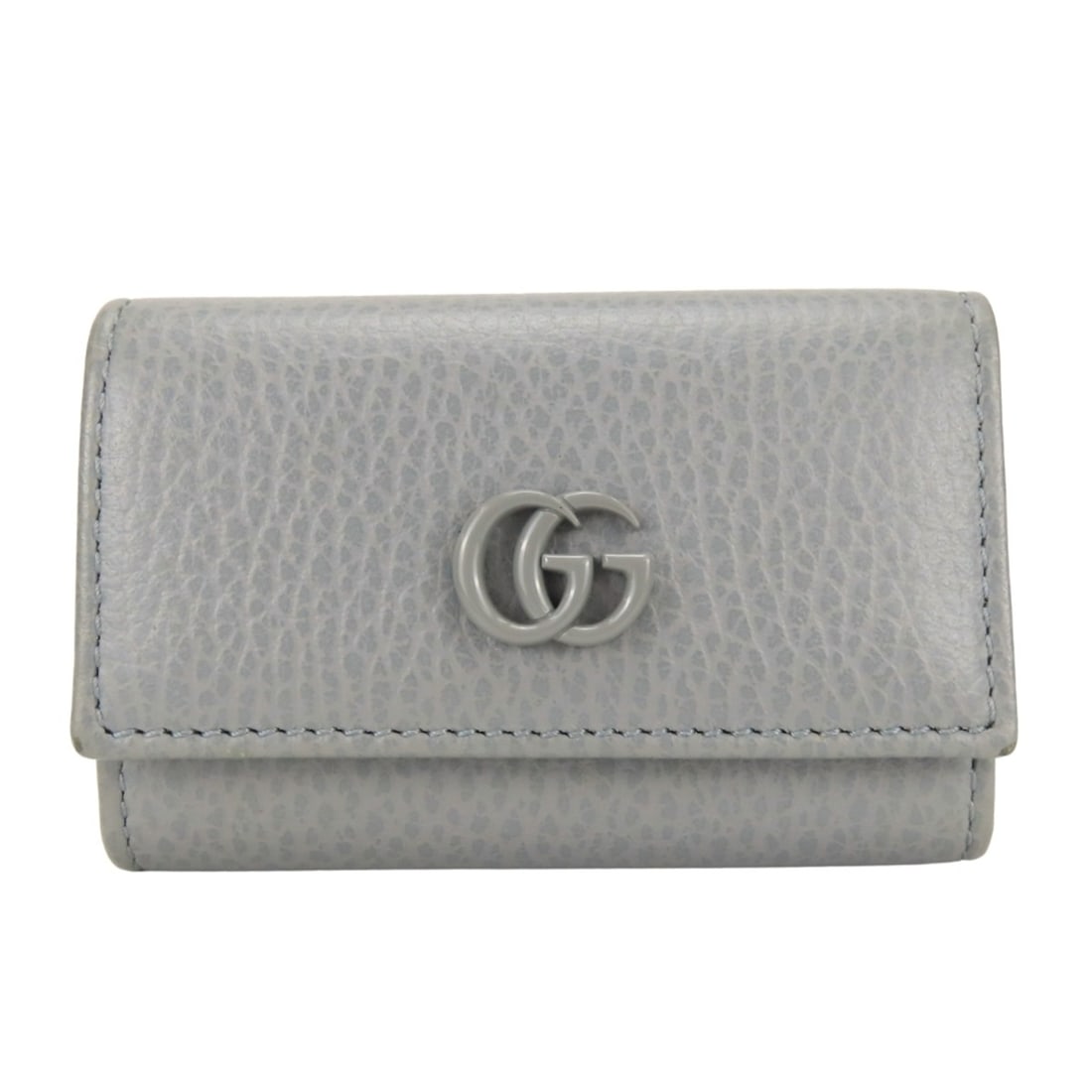 Gucci GG Marmont Key Case 456118 Leather Gray 6-Key Holder for Women GUCCI: --- Catalog ---Category: DesignType: KeycaseColor: GrayGender: WomenMaterial: Leather Category: GeneralBrand: GucciCategory: Physical PropertiesSize (HxWxD): 6cm x 9cm x 2cm / 2.36'' x 3.54'' x