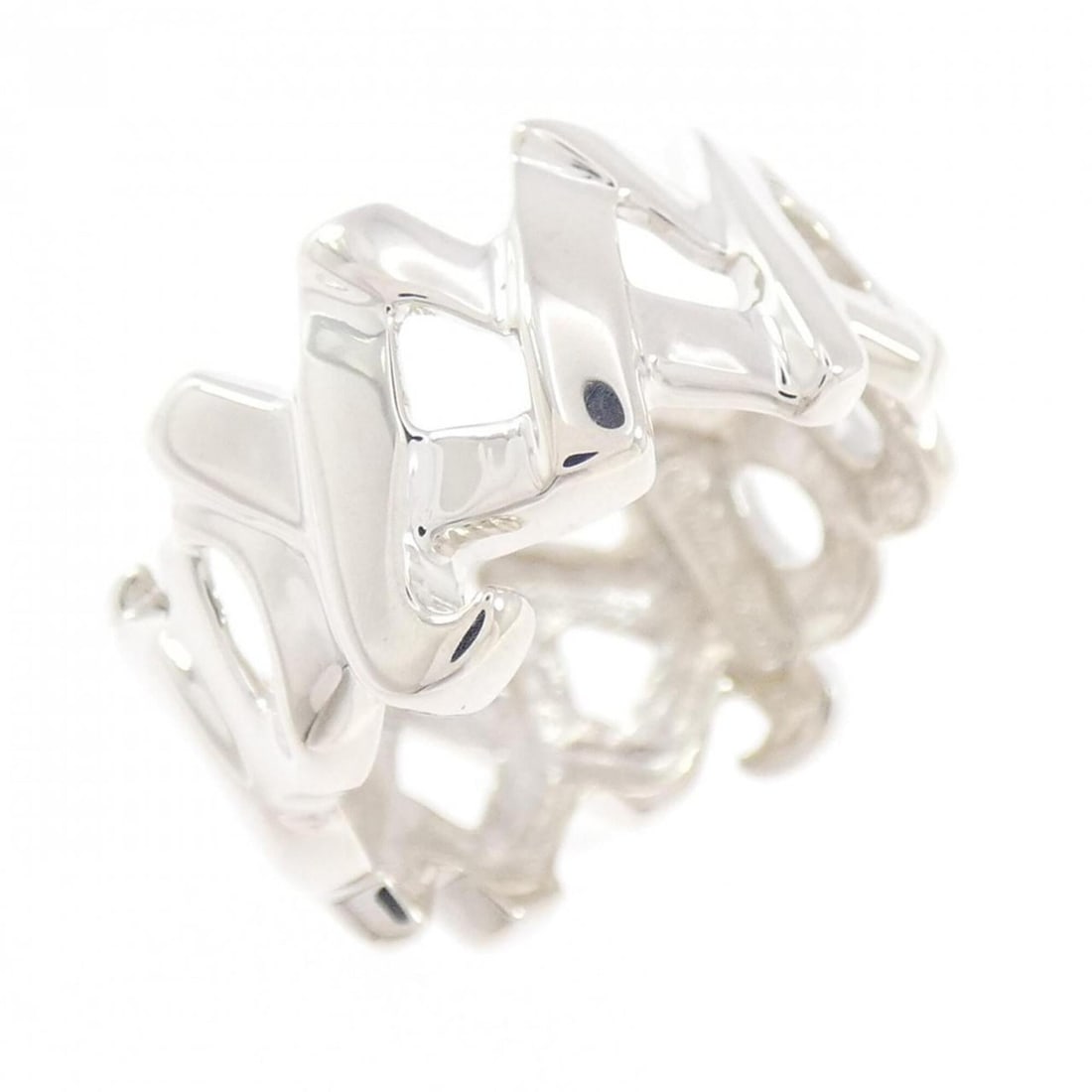 Tiffany Kiss Ring: --- Catalog ---Category: SizeJP Size: 9US Size: 5Category: DesignType: Band ringGender: WomenMaterial: Silver 925Category: GeneralBrand: Tiffany--- Item List ---Section: ConditionRanking: Rank A Used 