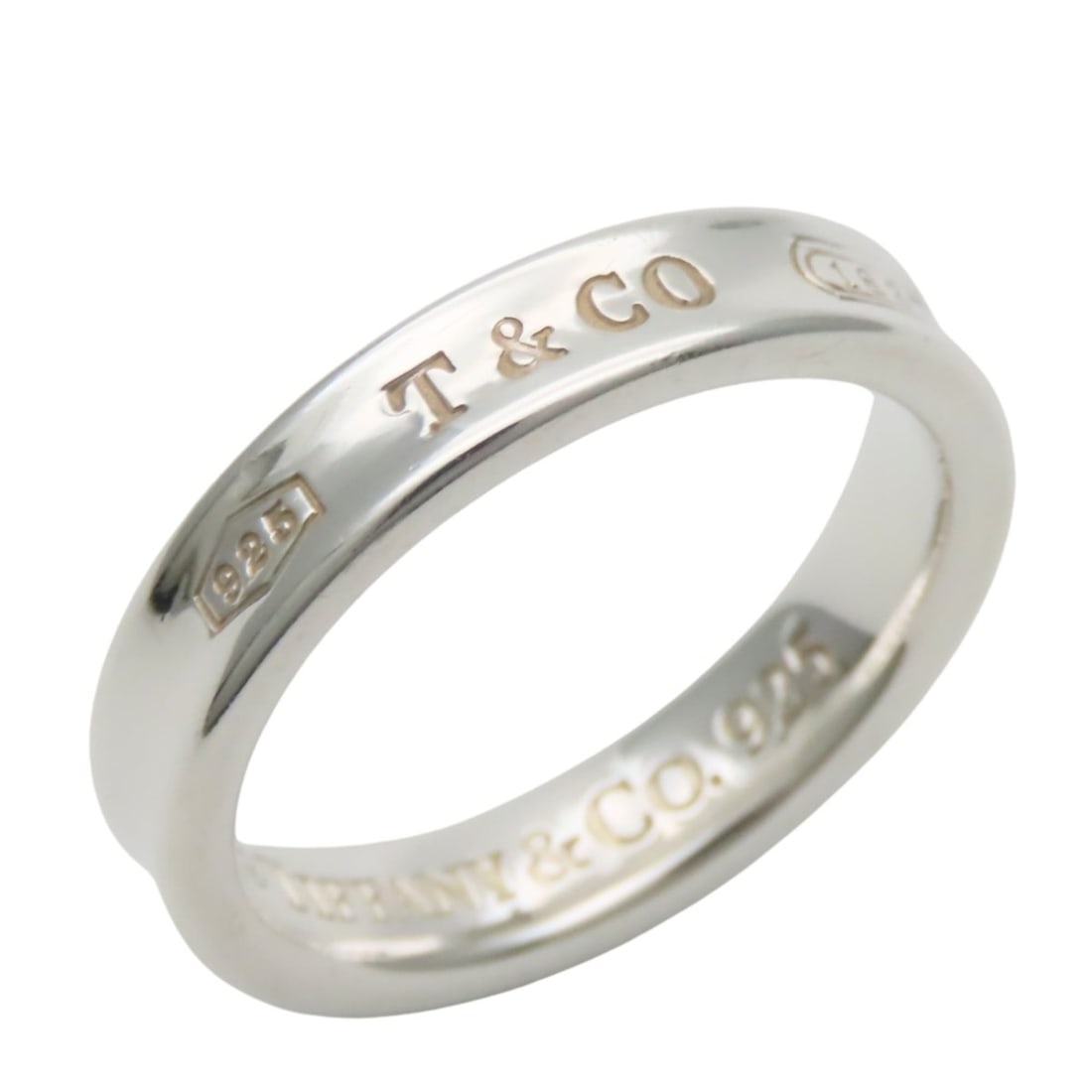 Tiffany & Co. 1837 Narrow Ring, Sterling Silver 925, Approx. 3.9g, Women's.: --- Catalog ---Category: SizeJP Size: 11US Size: 6Category: DesignType: Band ringColor: SilverGender: WomenMaterial: Silver 925Category: GeneralBrand: Tiffany--- Item List ---Section: ConditionRanking