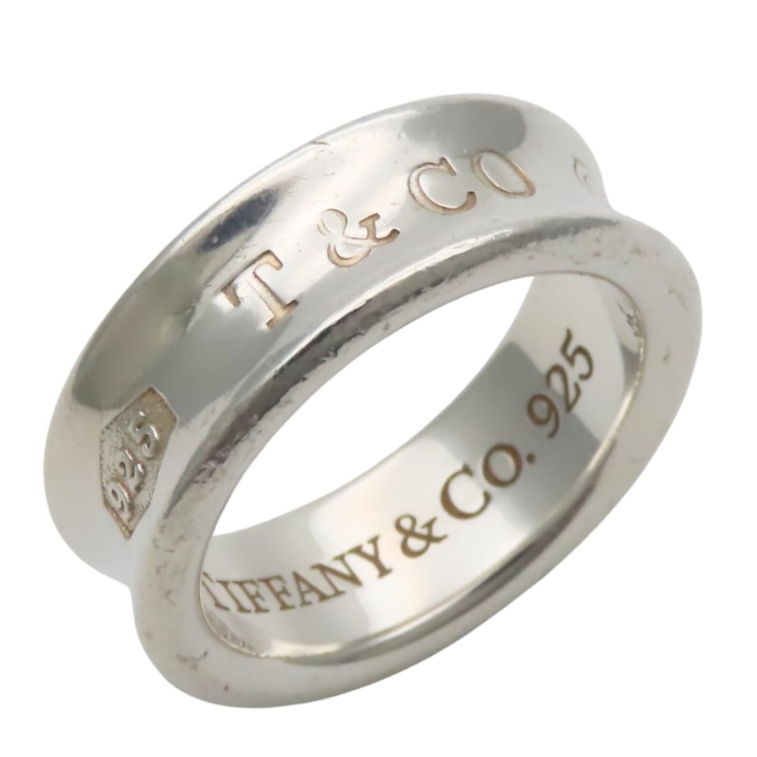 Tiffany & Co. Ring, 1837, SV925, approx. 7.0g, Women's.: --- Catalog ---Category: SizeJP Size: 10US Size: 5.5Category: DesignType: Band ringColor: SilverGender: WomenMaterial: Silver 925Category: GeneralBrand: Tiffany--- Item List ---Section: ConditionRanki