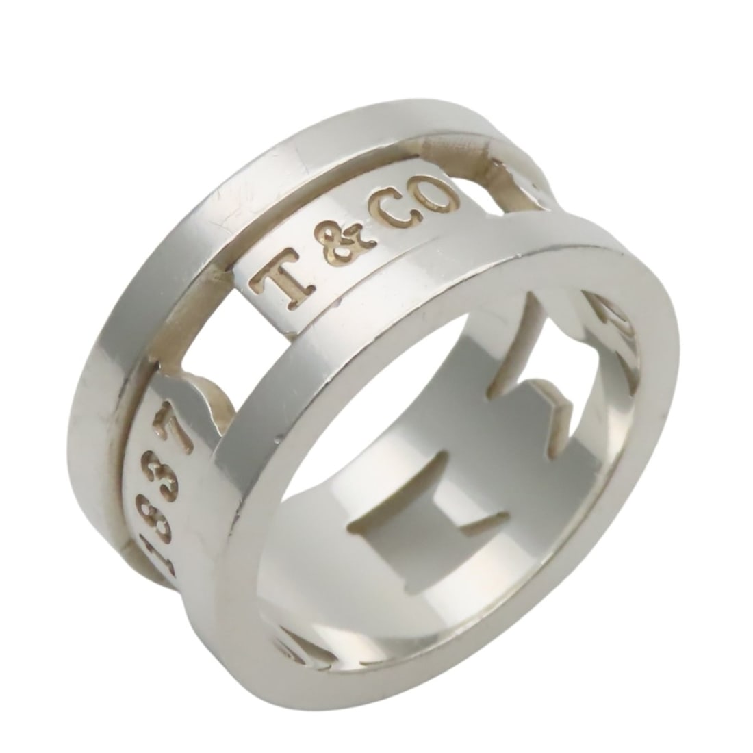 Tiffany & Co. 1837 Element Ring, SV925, approx. 7.8g, Women's.: --- Catalog ---Category: SizeJP Size: 13US Size: 6.5Category: DesignType: Band ringColor: SilverGender: WomenMaterial: Silver 925Category: GeneralBrand: TiffanyCountry of Origin: Italy--- Item List --
