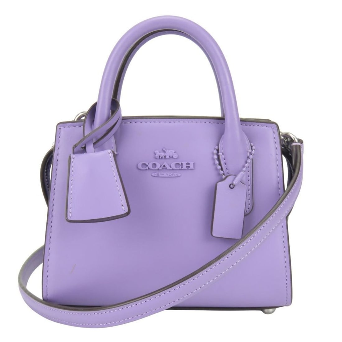 Coach Mini Handbag CO974 Leather Purple 2-Way Shoulder Compact Women's COACH: --- Catalog ---Category: SizeSize (HxWxD): 11cm x 15cm x 7.5cm / 4.33'' x 5.9'' x 2.95''Category: DesignType: HandbagColor: PurpleGender: WomenMaterial: Leather Category: GeneralMPN: CO974Brand: Coach