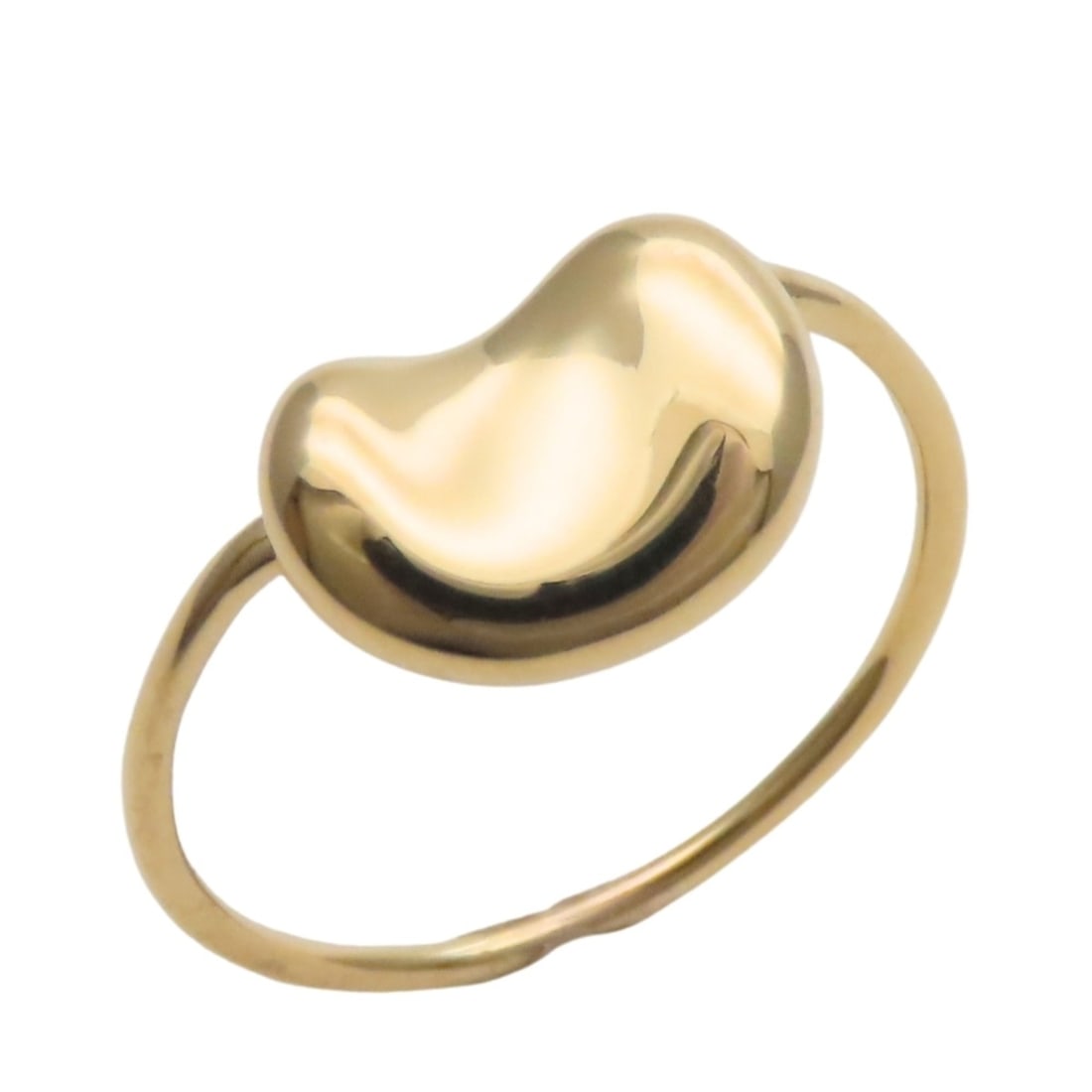 Tiffany & Co. Bean Ring, 18K Yellow Gold, Approx. 2.3g, Women's.: --- Catalog ---Category: SizeJP Size: 9US Size: 5Category: DesignType: Band ringColor: Yellow goldGender: WomenMaterial: Yellow gold (18K)Category: GeneralBrand: Tiffany--- Item List ---Section: Condi