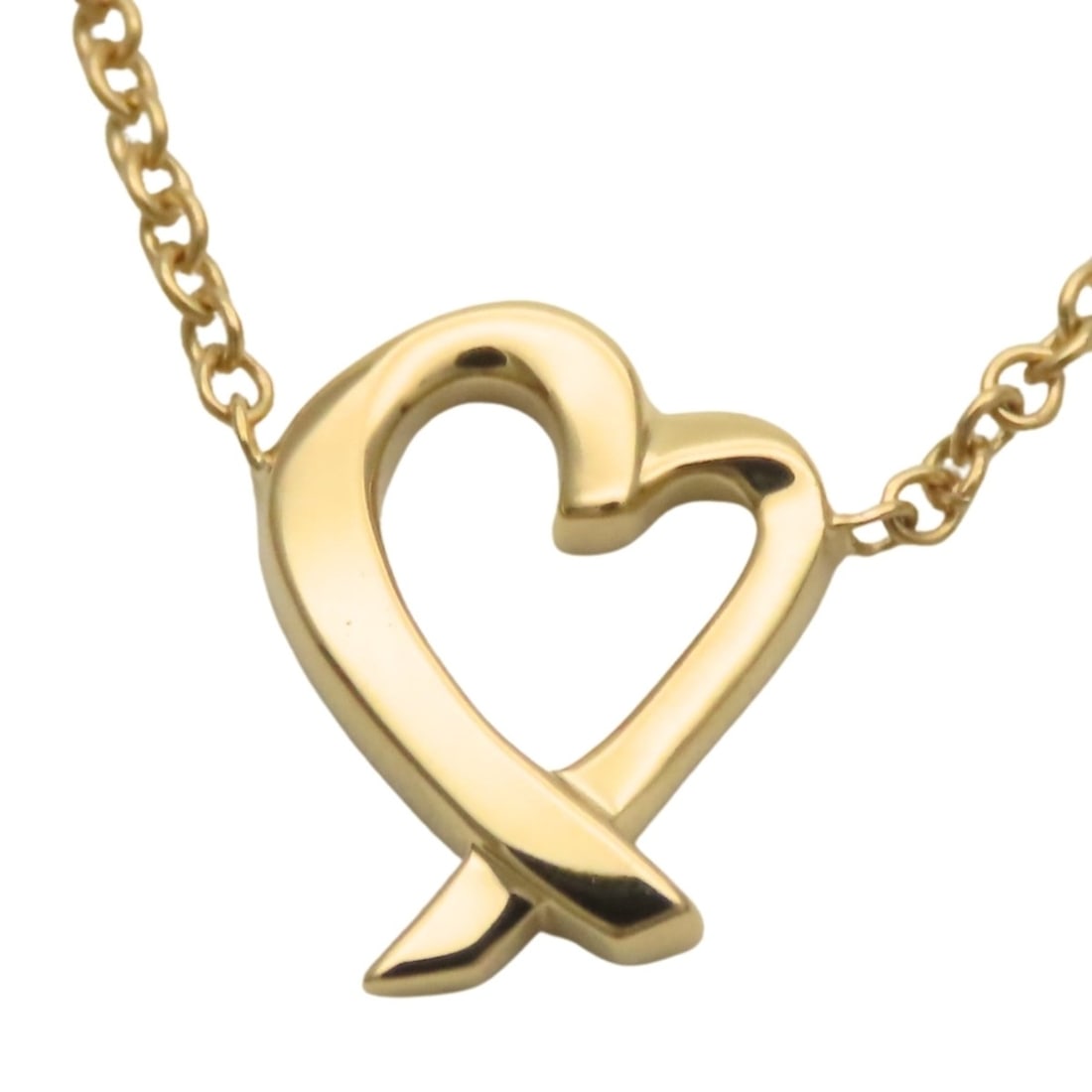 Tiffany & Co. Mini Loving Heart Necklace, 18K Yellow Gold, Approx. 2.3g, Paloma Picasso Design,: --- Catalog ---Category: SizePendant Size: 10mm x 8mm / 0.39'' x 0.31''Neck Circumference: 45 cm / 17.71''Category: DesignColor: Yellow goldGender: WomenMaterial: Yellow gold (18K)Necklace Type: Neckl