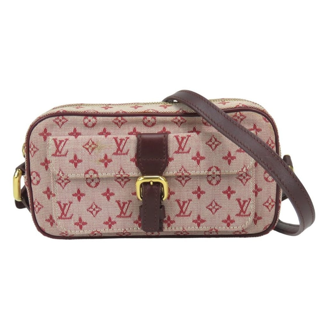 Louis Vuitton Juliette Shoulder Bag M92219 Monogram Mini Cherry Bordeaux Pochette for Women LOUIS: --- Catalog ---Category: SizeSize (HxWxD): 11cm x 21cm x 4.5cm / 4.33'' x 8.26'' x 1.77''Category: DesignType: Pochette, Shoulder bagColor: Bordeaux, Cherry, Red colorGender: WomenMaterial: Monogram M