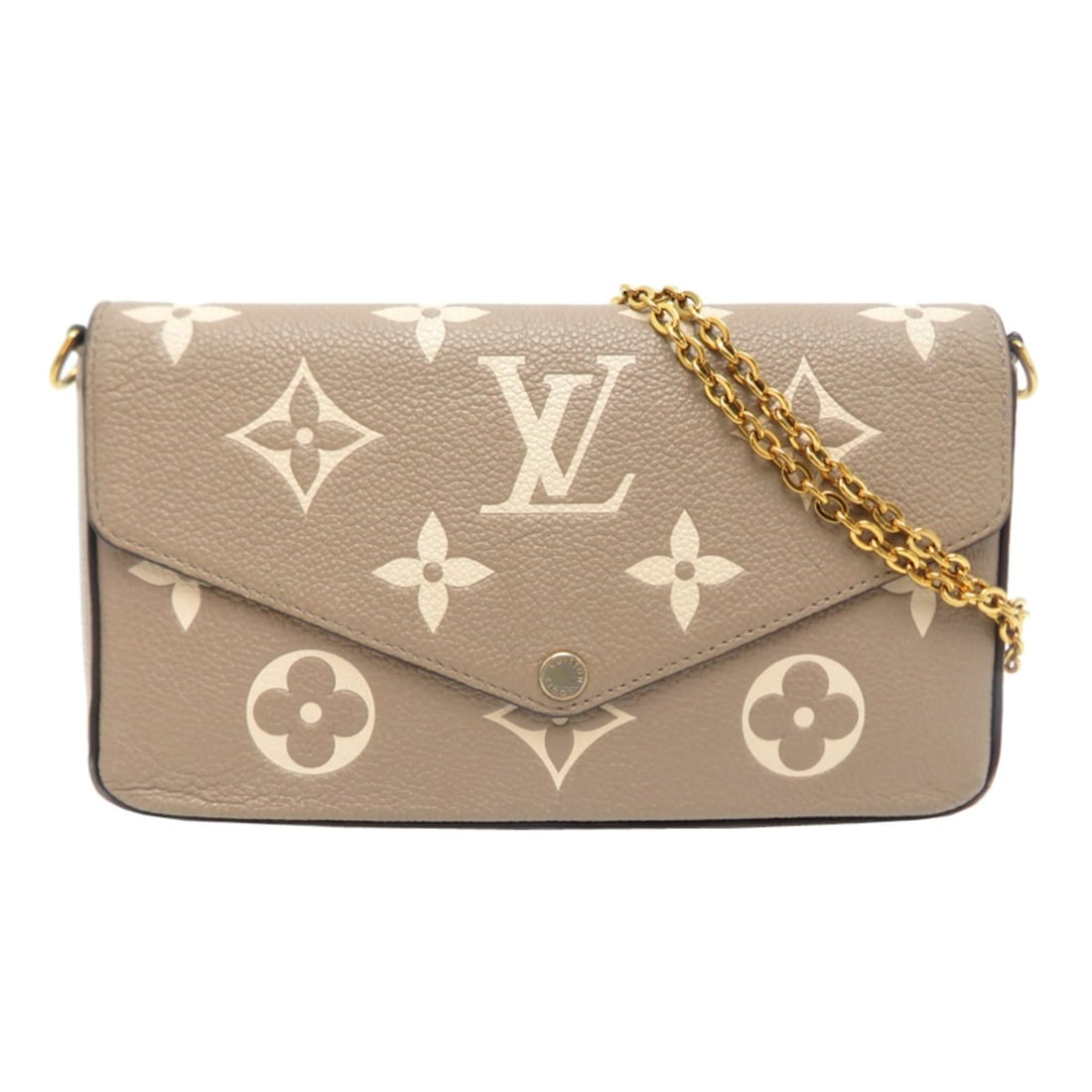Louis Vuitton Pochette Felicie Women's Shoulder Bag M69977 (Discontinued) Monogram Empreinte Bicolor: --- Catalog ---Category: SizeSize (HxWxD): 11cm x 20.5cm x 3cm / 4.33'' x 8.07'' x 1.18''Category: DesignType: Pochette, Shoulder bagColor: BicolorGender: WomenMaterial: Monogram Empreinte Category: G
