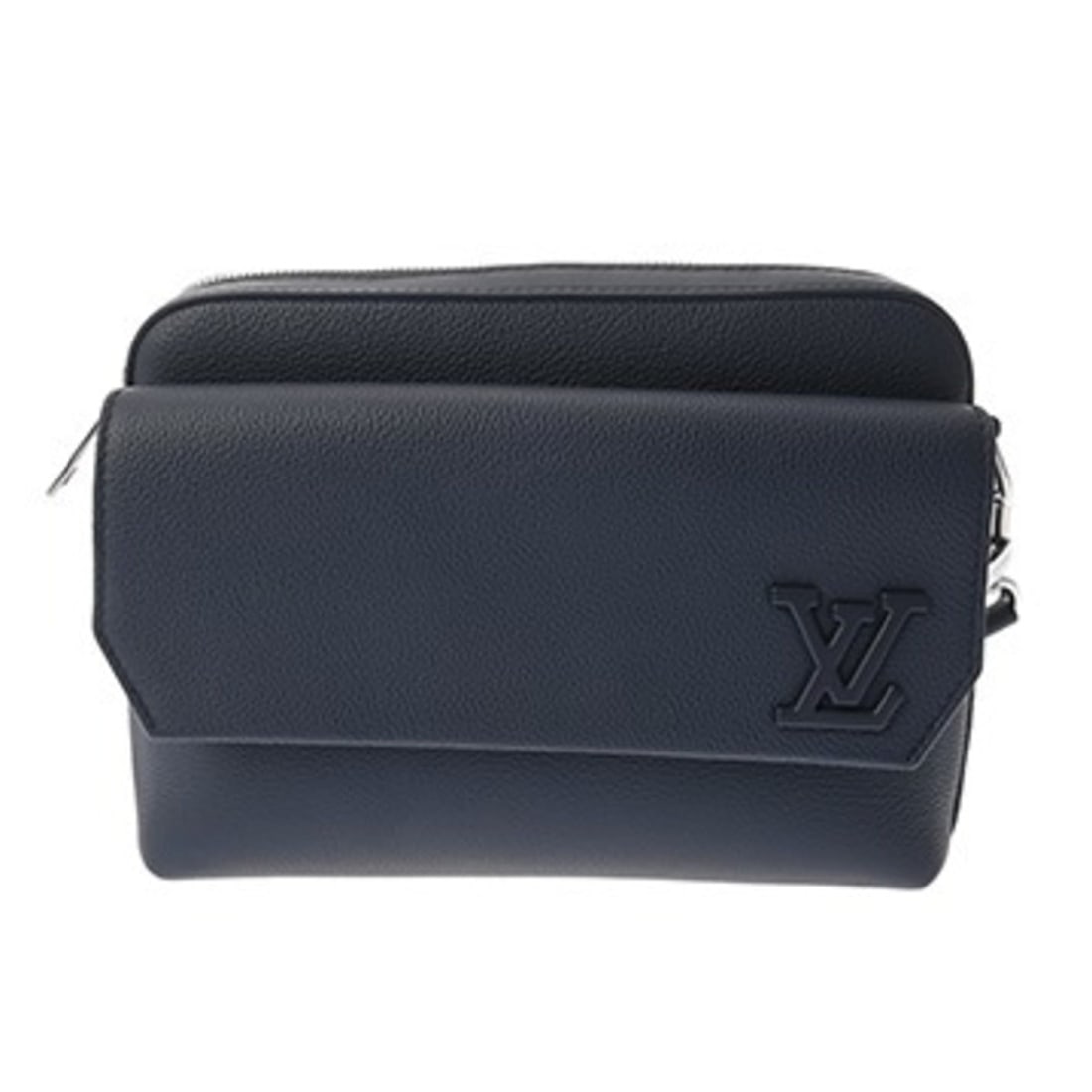 LOUIS VUITTON LV Aerogram Fastline Messenger Bag, Navy, M22611, Men's, Grained Calf Leather,: --- Catalog ---Category: SizeSize (HxWxD): 17cm x 23cm x 7cm / 6.69'' x 9.05'' x 2.75''Category: DesignType: Shoulder bagColor: NavyGender: MenMaterial: Leather Leather/Fur Type: Calf leatherCategory: