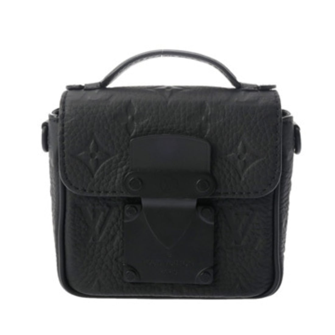 LOUIS VUITTON Louis Vuitton Monogram Taurillon Pico S Lock 2WAY Black M83148 Men's Leather Shoulder: --- Catalog ---Category: SizeSize (HxWxD): 12cm x 12.5cm x 5cm / 4.72'' x 4.92'' x 1.96''Category: DesignType: Shoulder bagColor: BlackGender: MenMaterial: Leather Leather/Fur Type: Taurillon leatherC