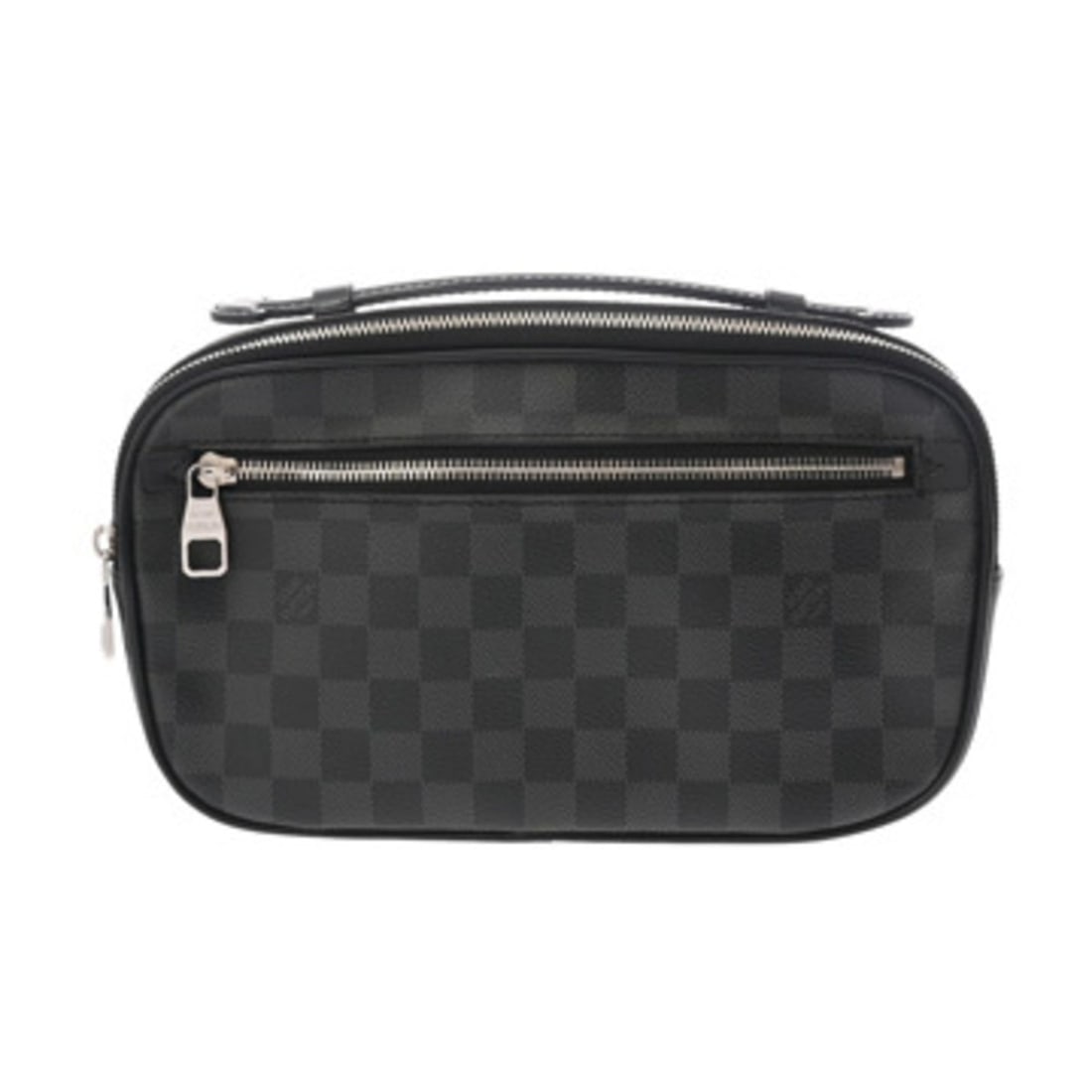 LOUIS VUITTON Damier Graphite Ambler Black N41289 Men's Canvas Body Bag AB Rank Used Ginzo: --- Catalog ---Category: SizeSize (HxWxD): 16cm x 27cm x 5cm / 6.29'' x 10.62'' x 1.96''Category: DesignType: Sling bagColor: BlackGender: MenMaterial: Damier Canvas Category: GeneralMPN: N41289Brand: