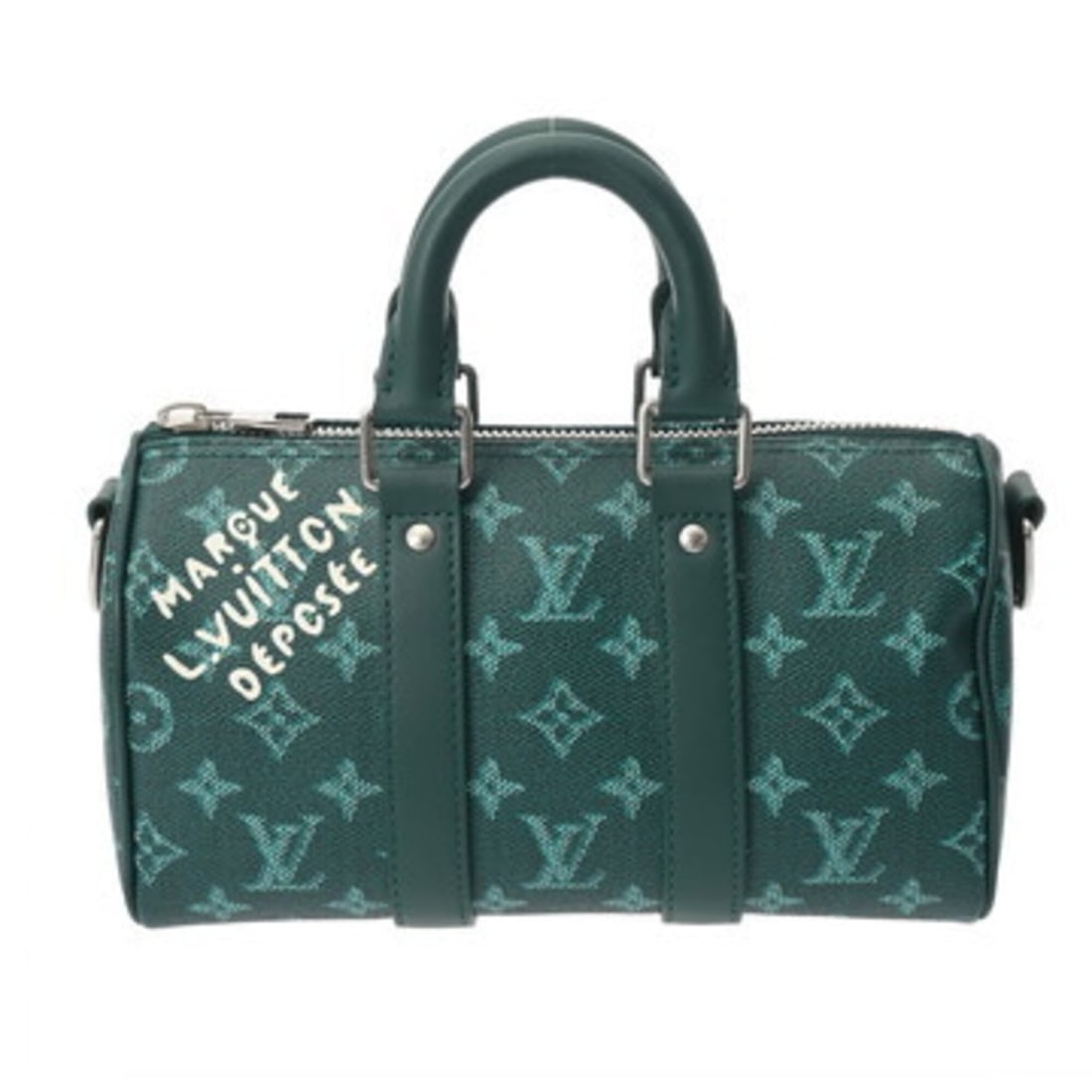 LOUIS VUITTON Louis Vuitton Monogram Heritage Keepall Bandoulière 25 Vert M12684 Men's Canvas: --- Catalog ---Category: SizeSize (HxWxD): 14cm x 25cm x 11cm / 5.51'' x 9.84'' x 4.33''Category: DesignType: HandbagColor: VertGender: MenMaterial: Monogram Category: GeneralMPN: M12684Brand: Louis V