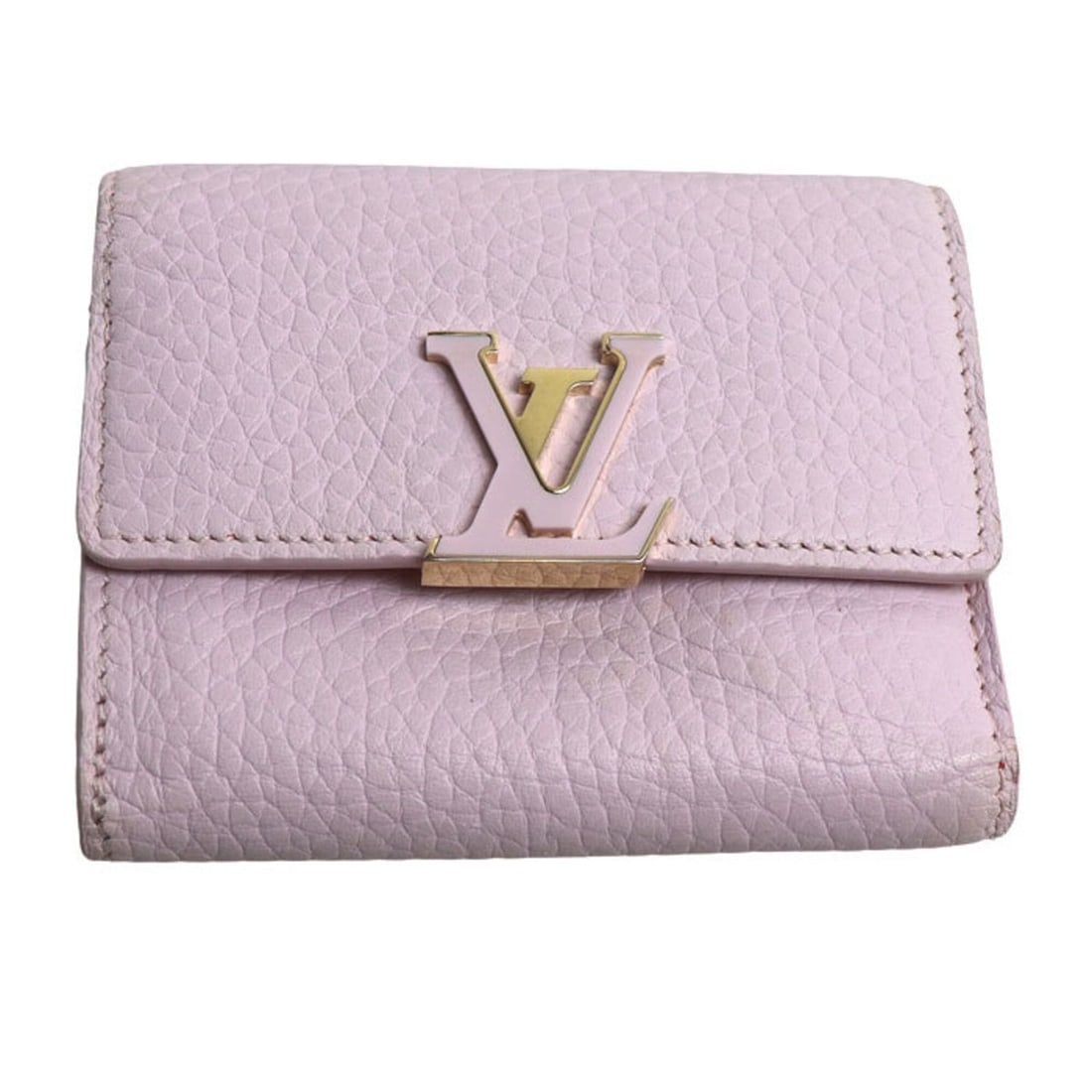 LOUIS VUITTON Louis Vuitton Portefeuille Capucines XS Tri-fold Wallet Pink M81420 Women's: --- Catalog ---Category: SizeSize (HxWxD): 8cm x 10cm x 2cm / 3.14'' x 3.93'' x 0.78''Category: DesignType: Wallet (tri-fold)Color: PinkGender: WomenMaterial: Leather Leather/Fur Type: Taurillon leath