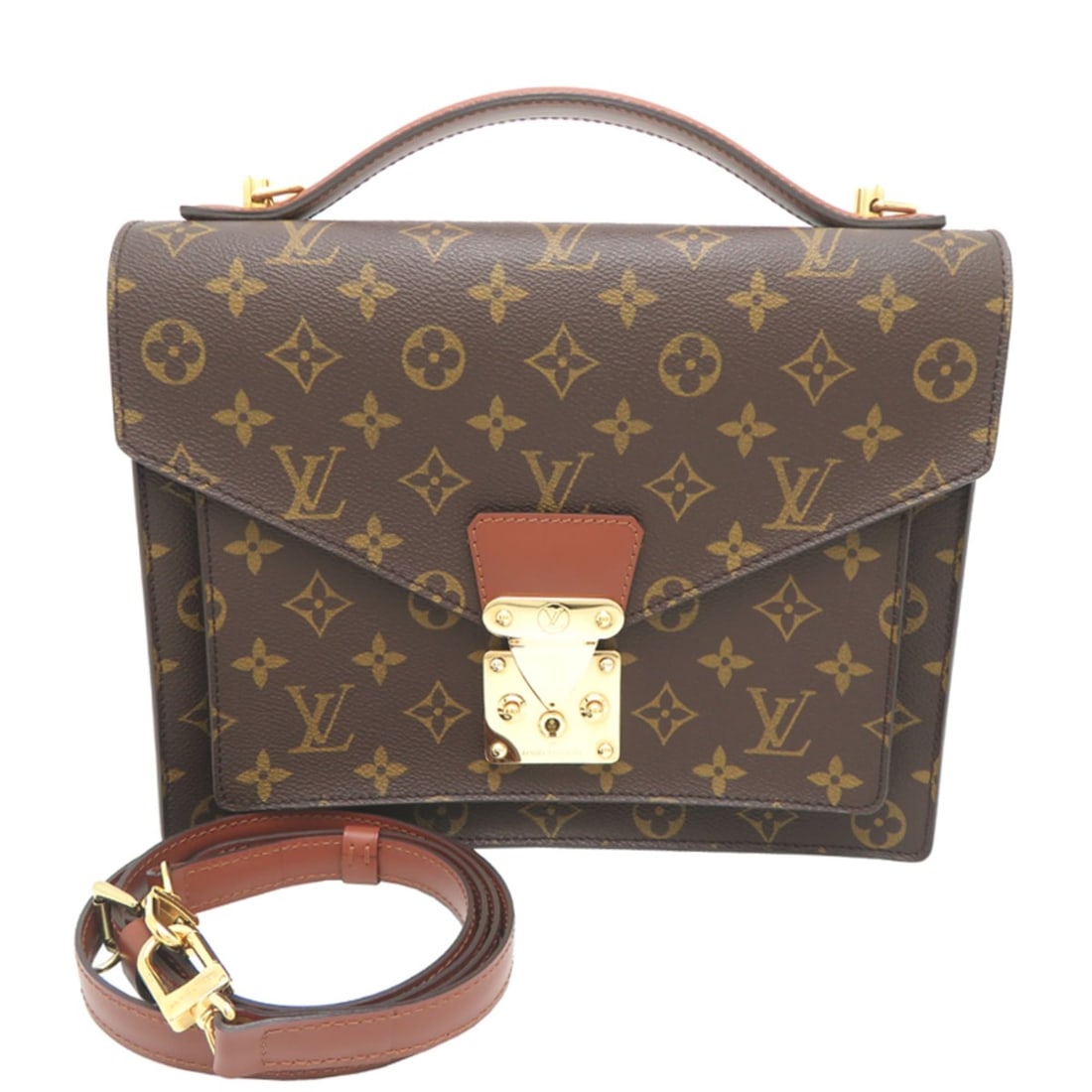 Louis Vuitton Monceau 26 Women's/Men's Handbag M51187 (Discontinued) Monogram Brown (1 of 10)