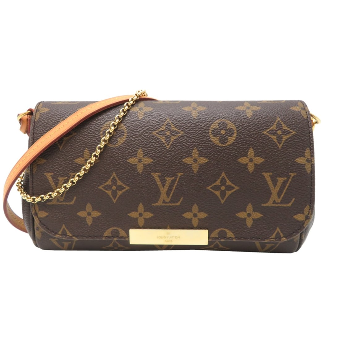 Louis Vuitton Favorite PM Women's Shoulder Bag M40717 (Discontinued) Monogram Brown (1 of 10)