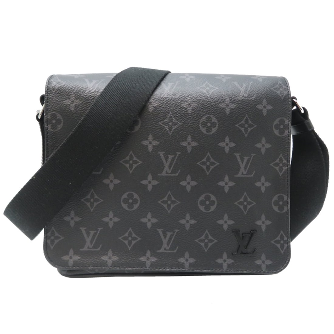 Louis Vuitton District PM Men's Shoulder Bag M45272 (Discontinued) Monogram Eclipse Black (1 of 14)