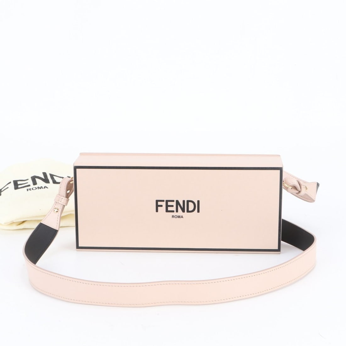 Like New Fendi Box Horizontal 8BT340ADP6 Leather Shoulder Bag, Crossbody, Pink, Women's: --- Catalog ---Category: SizeSize (HxWxD): 10cm x 24cm x 5cm / 3.93'' x 9.44'' x 1.96''Category: DesignType: Shoulder bagColor: PinkGender: WomenMaterial: Leather Category: GeneralMPN: 8BT340ADP6Brand