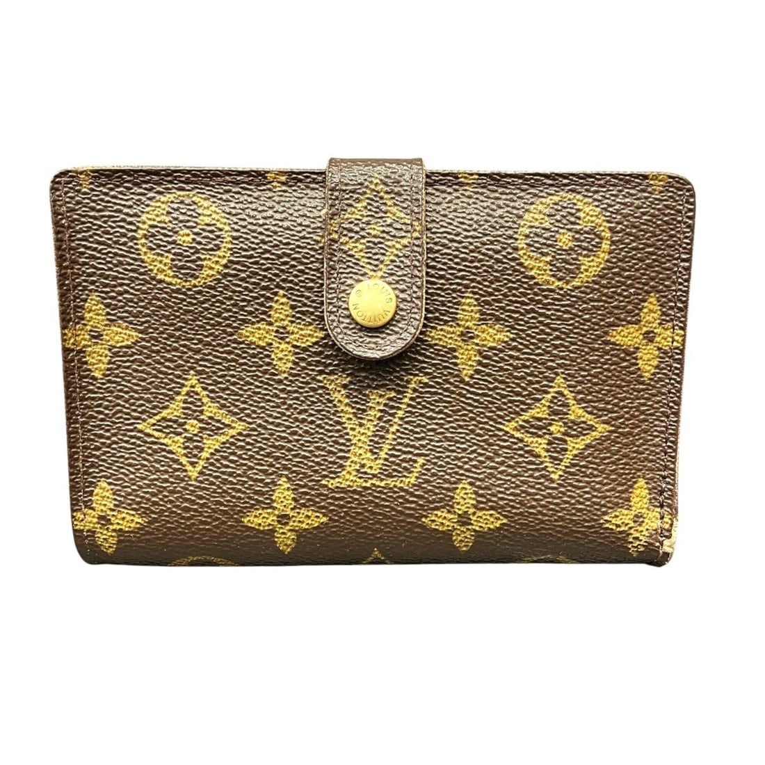 Louis Vuitton Porte Monnaie Viennois Bi-fold Wallet Monogram GP M61663: --- Catalog ---Category: SizeSize (HxWxD): 9cm x 13.5cm x 2.5cm / 3.54'' x 5.31'' x 0.98''Category: DesignType: Wallet (bi-fold)Color: BrownGender: Men,WomenMaterial: PVC Category: GeneralBrand: Louis
