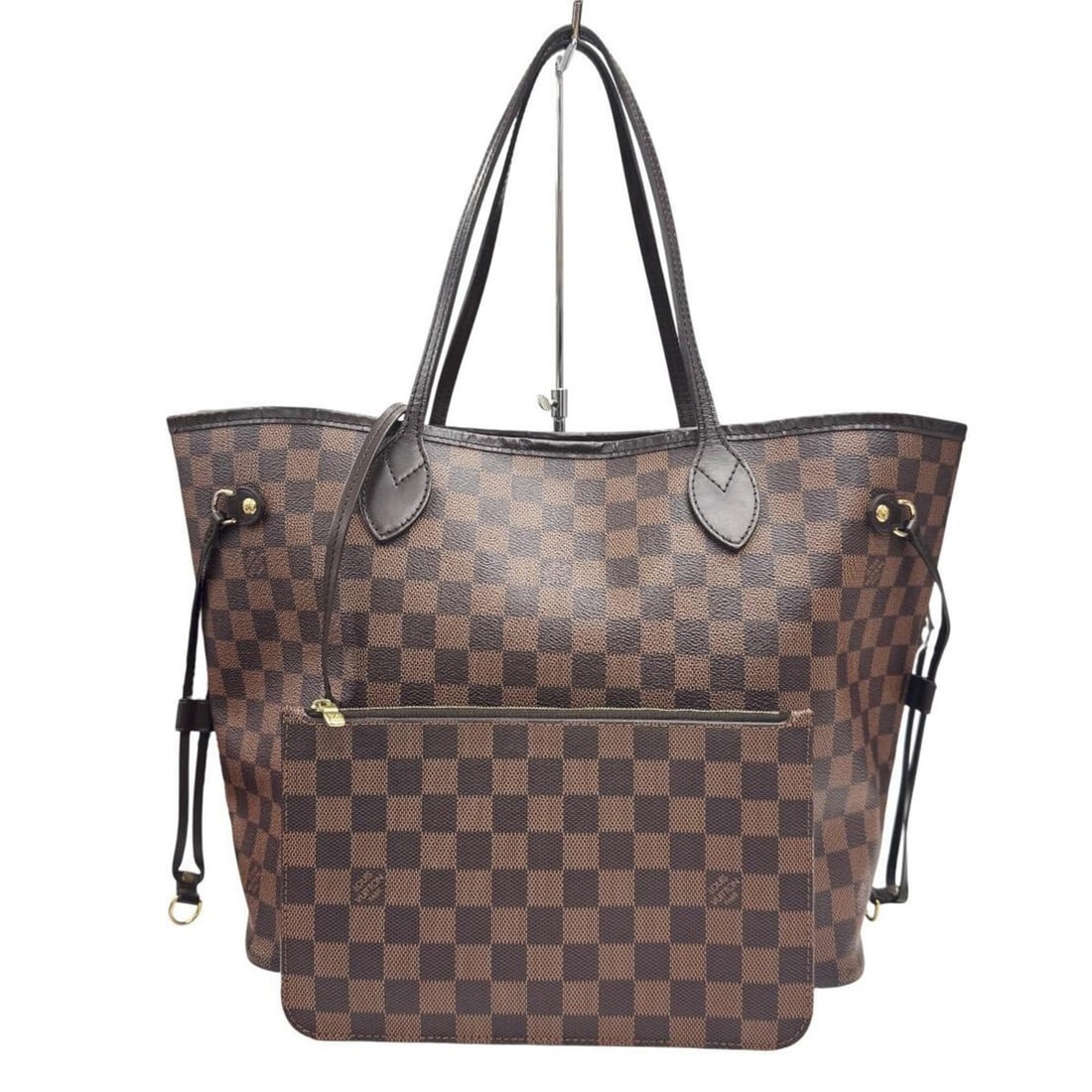 LOUIS VUITTON Neverfull MM N41358 SF1105 Damier Ebene Tote Bag for Women: --- Catalog ---Category: SizeSize (HxWxD): 28cm x 31.5cm x 16cm / 11.02'' x 12.4'' x 6.29''Category: DesignType: Pouch, Tote bagColor: BrownGender: WomenMaterial: Damier Canvas Category: GeneralBrand:
