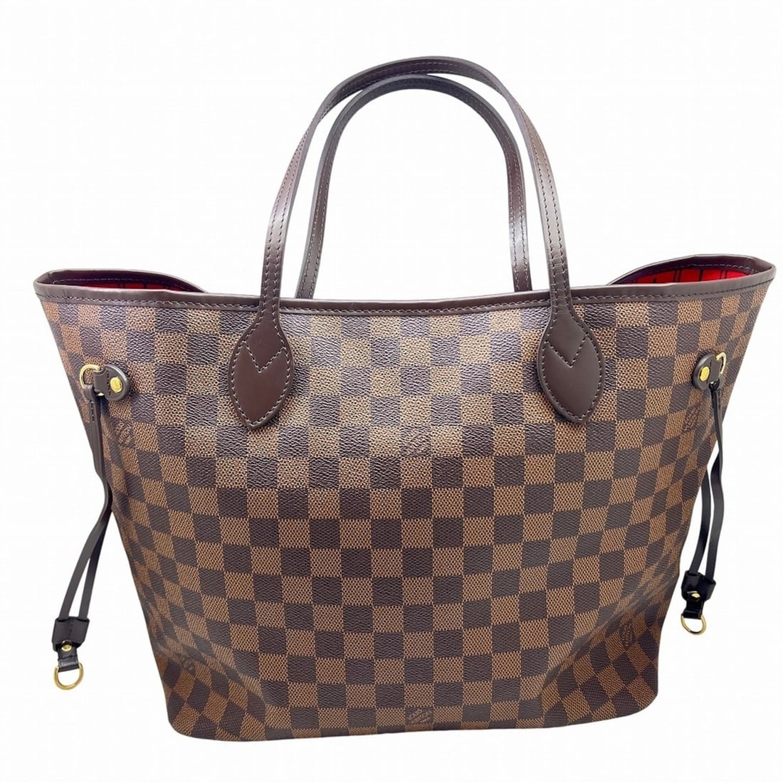 Louis Vuitton Damier Neverfull MM Brown N51105 AR3120 Shoulder Bag Tote for Women: --- Catalog ---Category: DesignType: Shoulder bag, Tote bagColor: BrownGender: WomenMaterial: Damier Canvas Category: GeneralBrand: Louis Vuitton--- Item List ---Section: ConditionRanking: Rank A Used