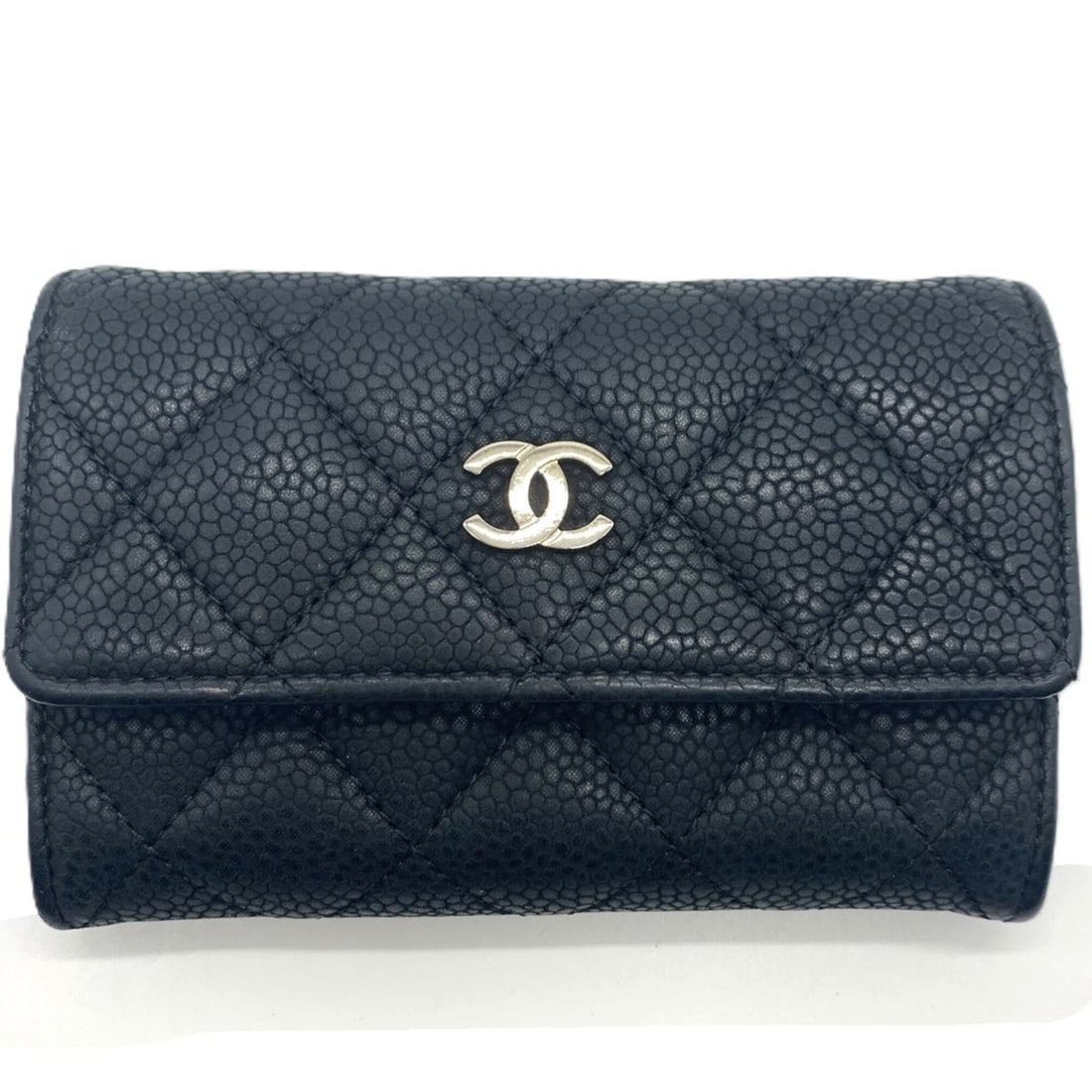 Chanel Card Case, Business Holder, A50169, Soft Caviar Leather, Black.: --- Catalog ---Category: DesignType: Card caseColor: BlackGender: Women,MenMaterial: Grained Calfskin Category: GeneralBrand: ChanelCategory: Physical PropertiesWeight: 56g / 1.97oz.Size (HxWxD): 8cm 