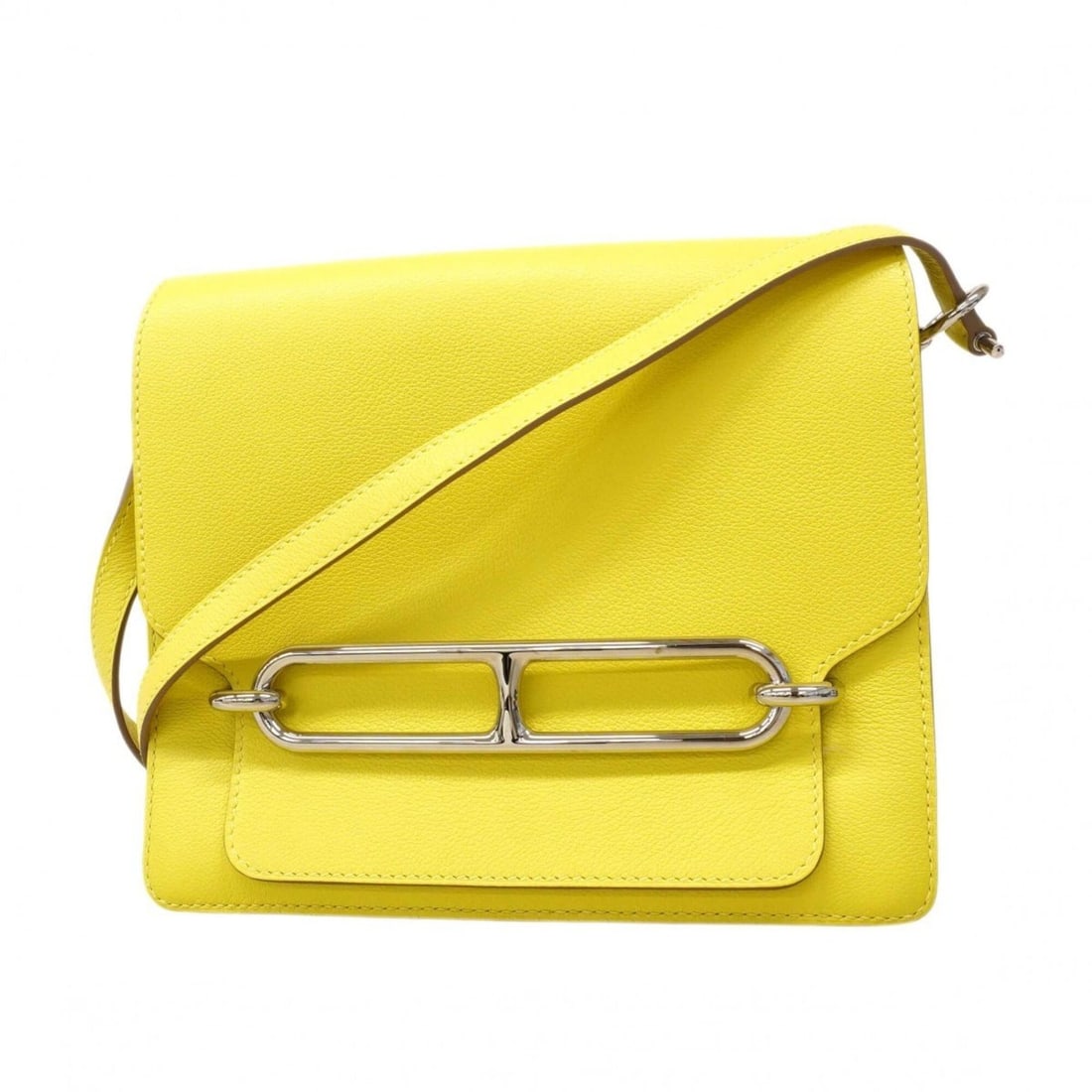 Hermes Sac Lauriss Evercolor Lime Shoulder Bag (Y stamp) - Women's: --- Catalog ---Category: SizeSize (HxWxD): 19cm x 24cm x 6.5cm / 7.48'' x 9.44'' x 2.55''Category: DesignType: Shoulder bagColor: LimeGender: WomenHardware Color: SilverCategory: GeneralBrand: Hermes-