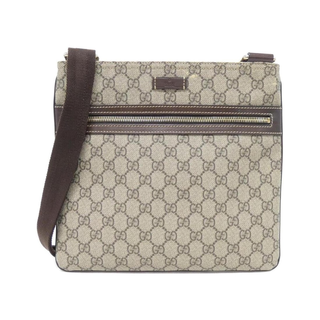 Gucci 295257 KGDIG Shoulder Bag: --- Catalog ---Category: SizeSize (HxWxD): 25cm x 28cm x 0.00mm / 9.84'' x 11.02'' x 0''Category: DesignType: Shoulder bagColor: Beige, Dark brownGender: Women,MenMaterial: GG plus Hardware Color: Gol