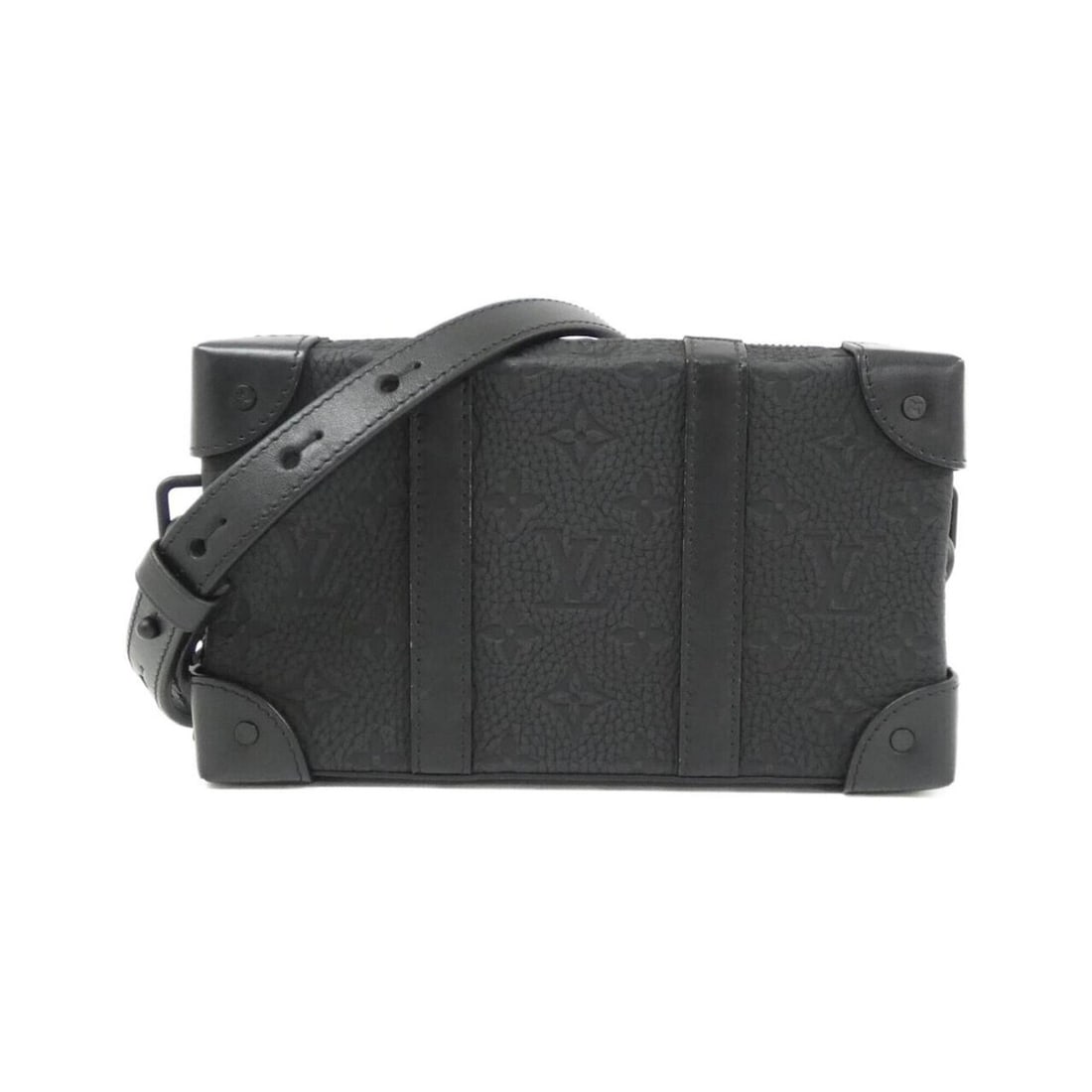 Louis Vuitton Taurillon Monogram Soft Trunk Wallet M80224 Shoulder Bag: --- Catalog ---Category: SizeSize (HxWxD): 14cm x 22cm x 5cm / 5.51'' x 8.66'' x 1.96''Category: DesignType: Shoulder bagColor: BlackGender: Women,MenMaterial: Leather Leather/Fur Type: Calf leatherCa