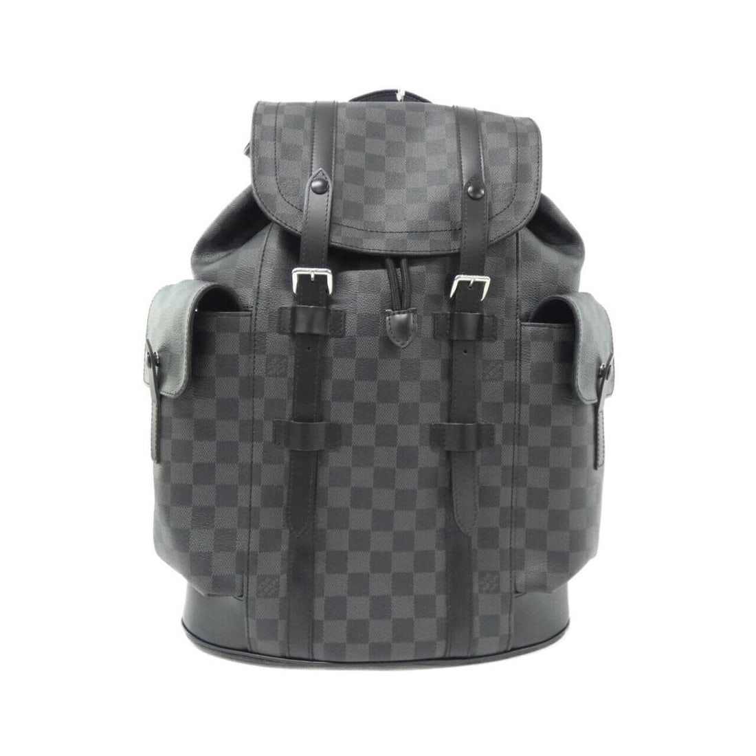 Louis Vuitton Damier Graphite Christopher MM N41379 Backpack: --- Catalog ---Category: SizeSize (HxWxD): 47cm x 34cm x 12cm / 18.5'' x 13.38'' x 4.72''Category: DesignType: BackpackColor: GraphiteGender: MenMaterial: Coated canvas Hardware Color: SilverCategory: