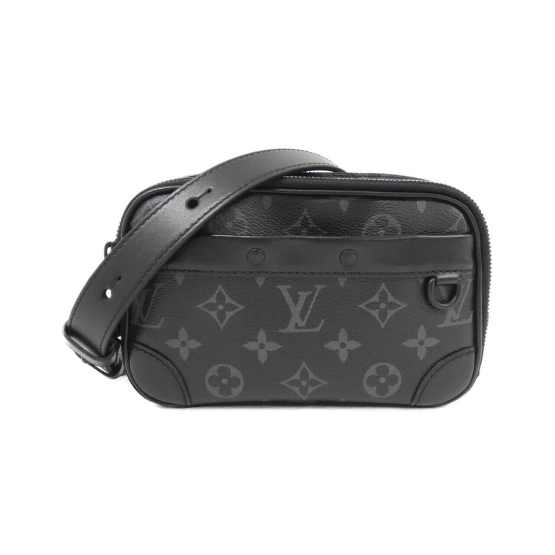 Louis Vuitton Monogram Eclipse Alpha Wearable Wallet M82542 Shoulder Bag: --- Catalog ---Category: SizeSize (HxWxD): 11cm x 19cm x 7cm / 4.33'' x 7.48'' x 2.75''Category: DesignType: Shoulder bagColor: BlackGender: MenMaterial: Coated canvas Category: GeneralMPN: M82542Bran