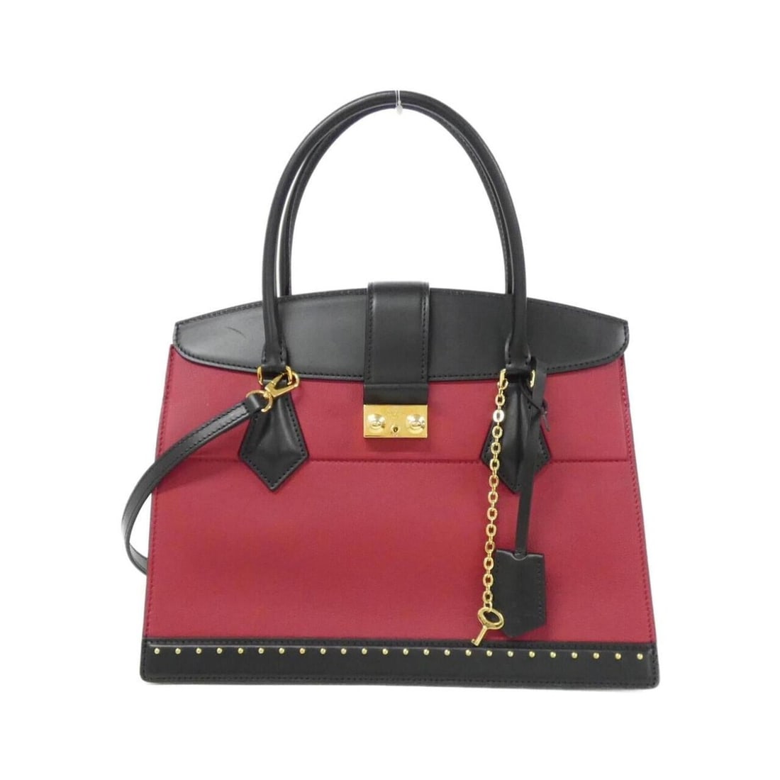 Louis Vuitton Coeur Marly MM M51652 Handbag: --- Catalog ---Category: SizeSize (HxWxD): 25cm x 32cm x 11cm / 9.84'' x 12.59'' x 4.33''Category: DesignType: HandbagColor: RougeGender: WomenMaterial: Leather Hardware Color: GoldLeather/Fur Type: C