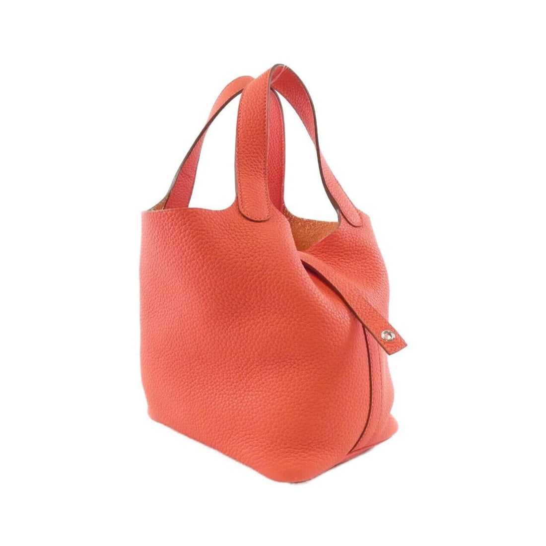 Hermes Picotin Lock PM 056289CK Handbag: --- Catalog ---Category: SizeSize (HxWxD): 19cm x 18cm x 13.5cm / 7.48'' x 7.08'' x 5.31''Category: DesignType: HandbagColor: Rose jaipurGender: WomenMaterial: Taurillon clemence leather Hardware Colo
