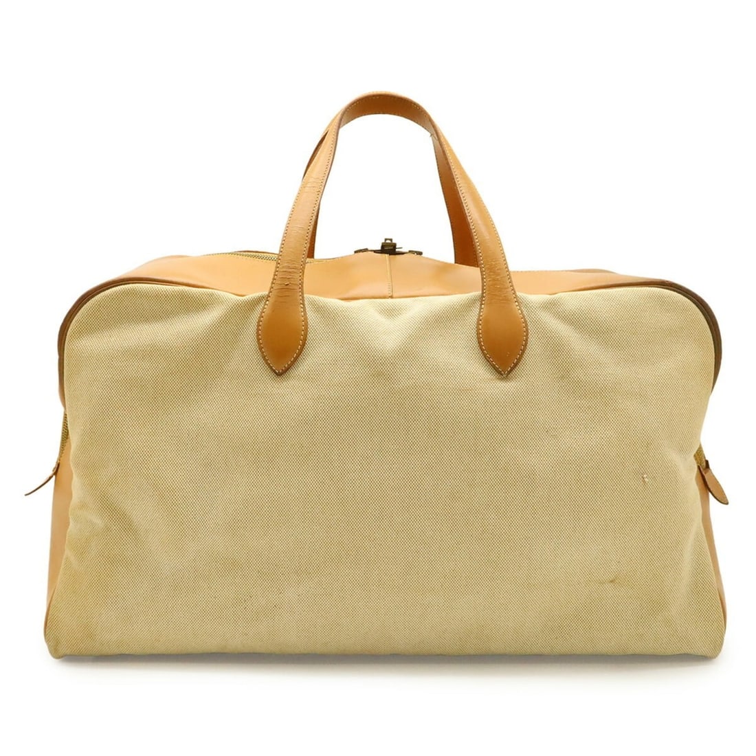 HERMES Victoria 50 Boston Bag Travel Toile H Taurillon Clemence Beige Light Brown: --- Catalog ---Category: SizeSize (HxWxD): 28.5cm x 50cm x 23.5cm / 11.22'' x 19.68'' x 9.25''Category: DesignType: Boston bagColor: BeigeGender: Women,MenMaterial: Toile H Category: GeneralBrand: Her