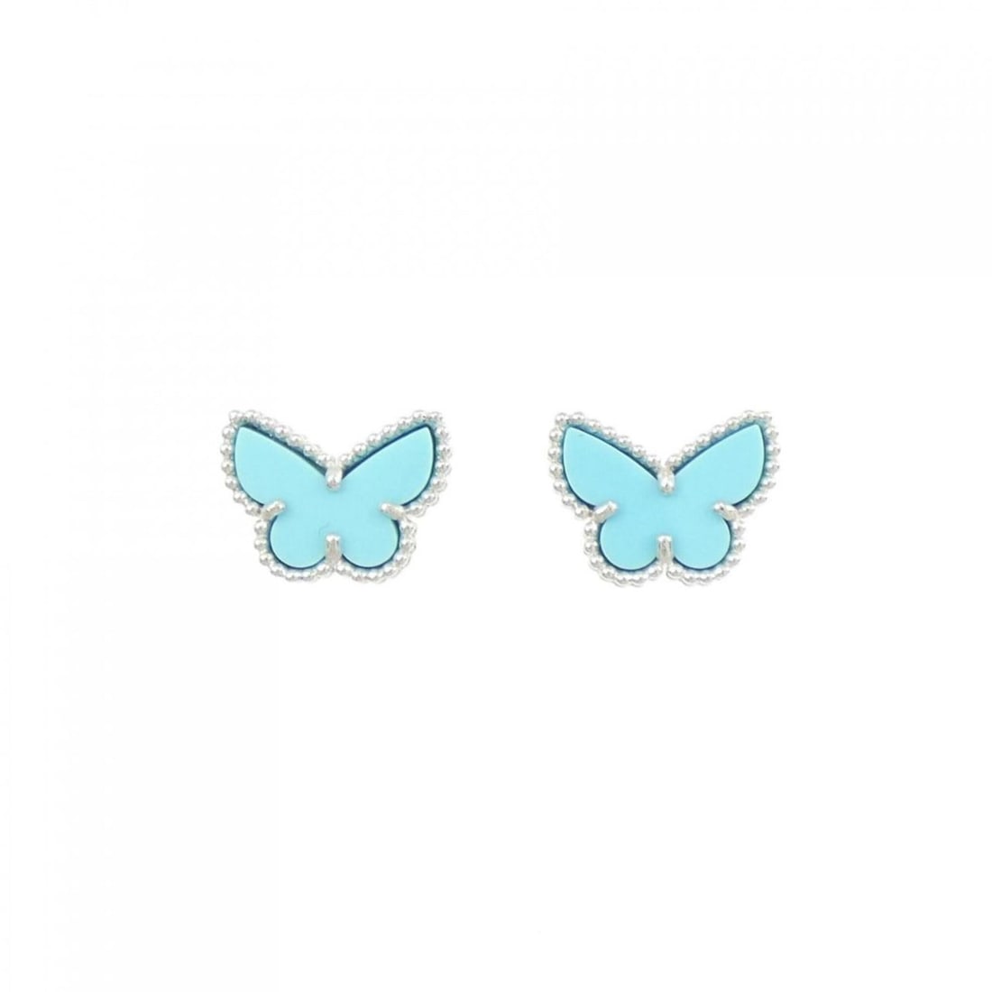 Van Cleef & Arpels Sweet Alhambra Papillon Earrings: --- Catalog ---Category: SizeSize (HxWxD): 8.30mm x 10.90mm / 0.33'' x 0.43''Category: DesignType: Stud earringsGender: WomenMaterial: White gold (18K)Category: GeneralBrand: Van Cleef & Arpels---