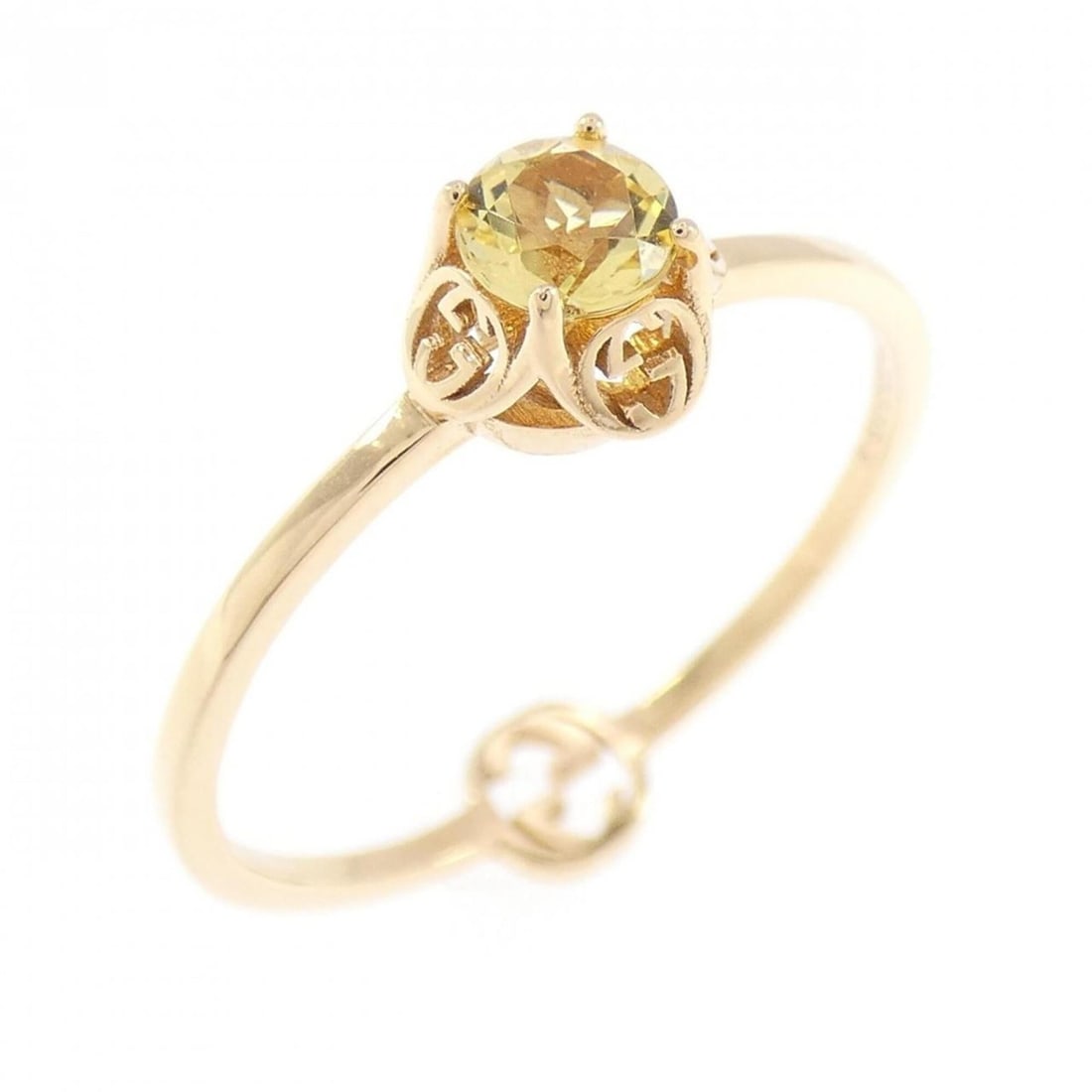 Gucci Interlocking G Ring: --- Catalog ---Category: SizeJP Size: 15US Size: 7.5Category: DesignType: Band ringGender: WomenMaterial: Yellow gold (18K)Category: GeneralBrand: Gucci--- Item List ---Section: ConditionRanking: